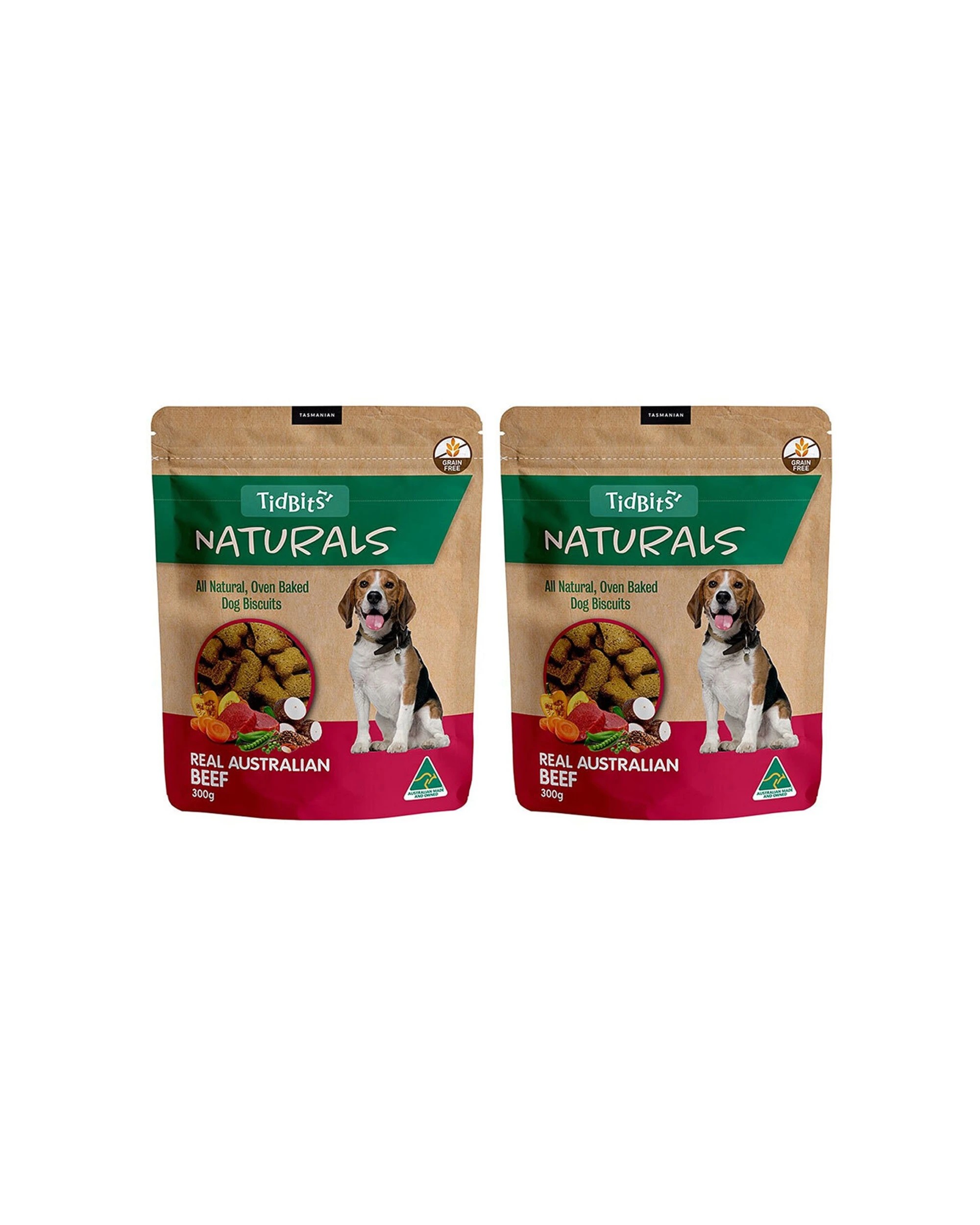 1 Tidbits Small Bites Dog Biscuits 2PK 180g Healthy Treats for Dogs - Natural, 1 of 1