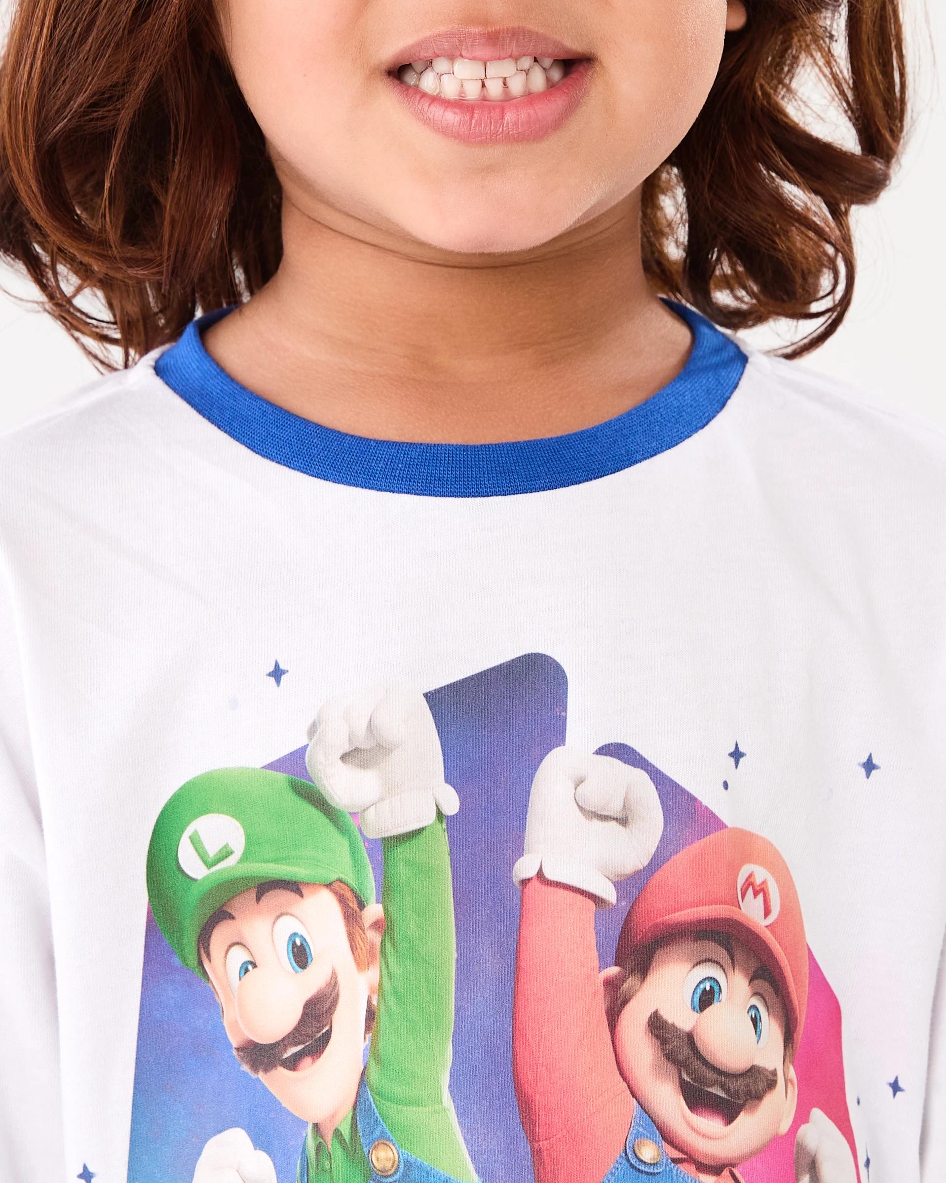4 Super Mario License Long Sleeve T-shirt Mario, 4 of 8