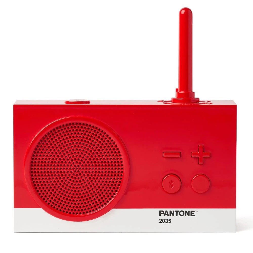 1 Lexon Thykho 3 Fm Radio & Bluetooth Speaker PANTONE -2035- Red, 1 of 1