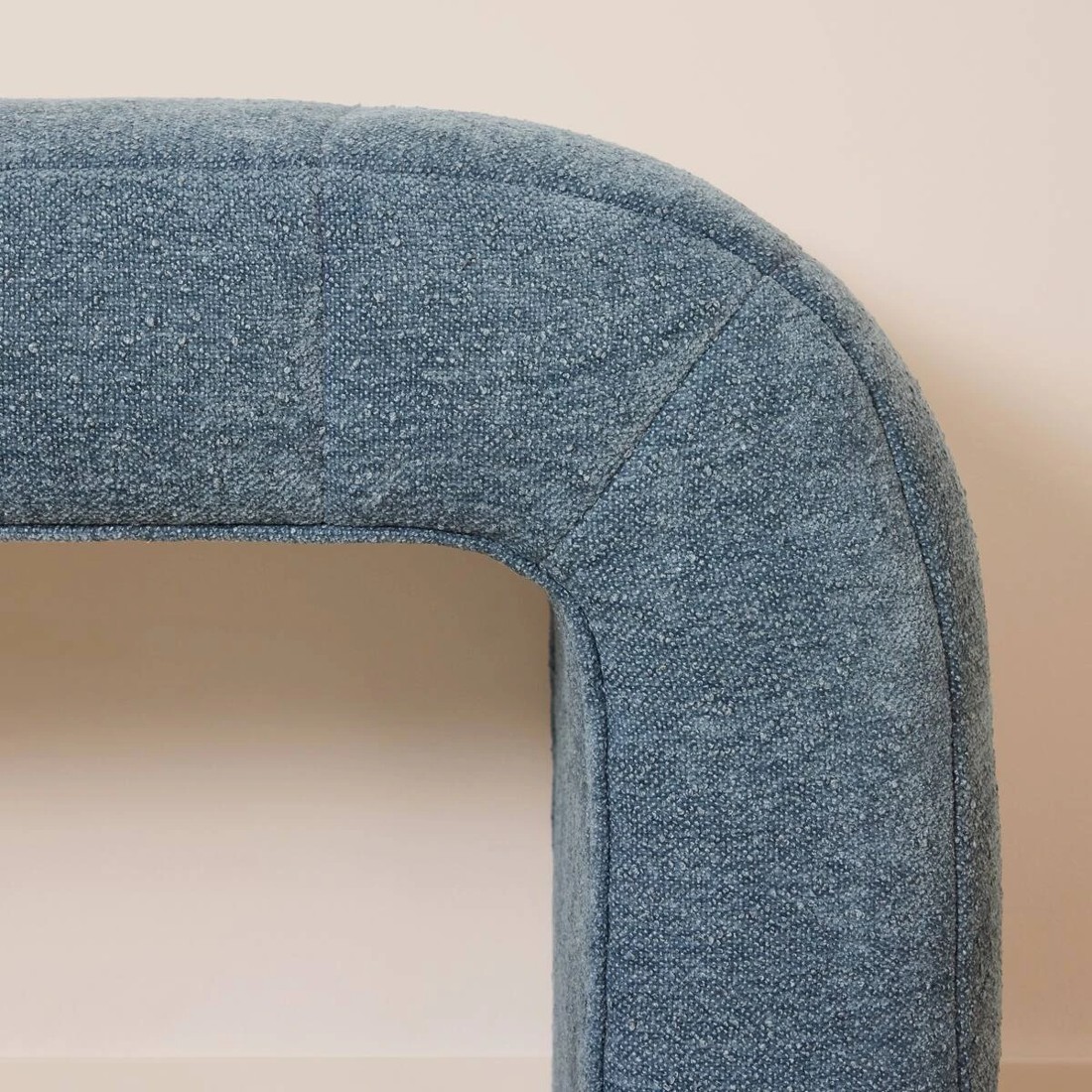 4 Chenille Bench - Blue, 4 of 4