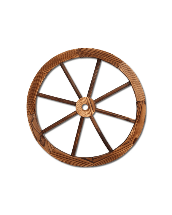 Gardeon Garden Decor Outdoor Ornament Wooden Wagon - Natural