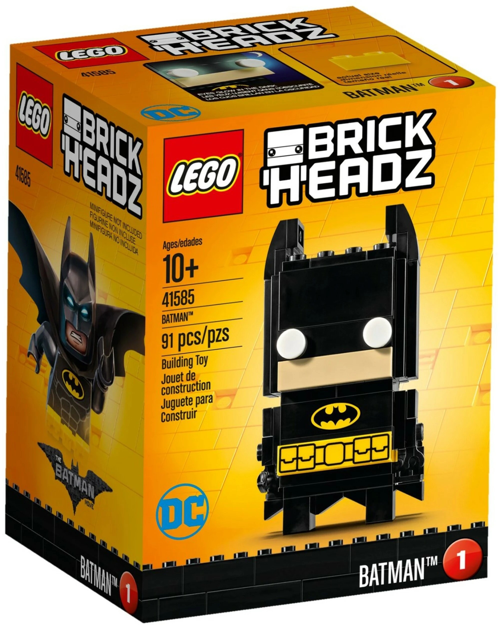 1 LEGO 41585 Batman BrickHeadz Building Kit, 1 of 1
