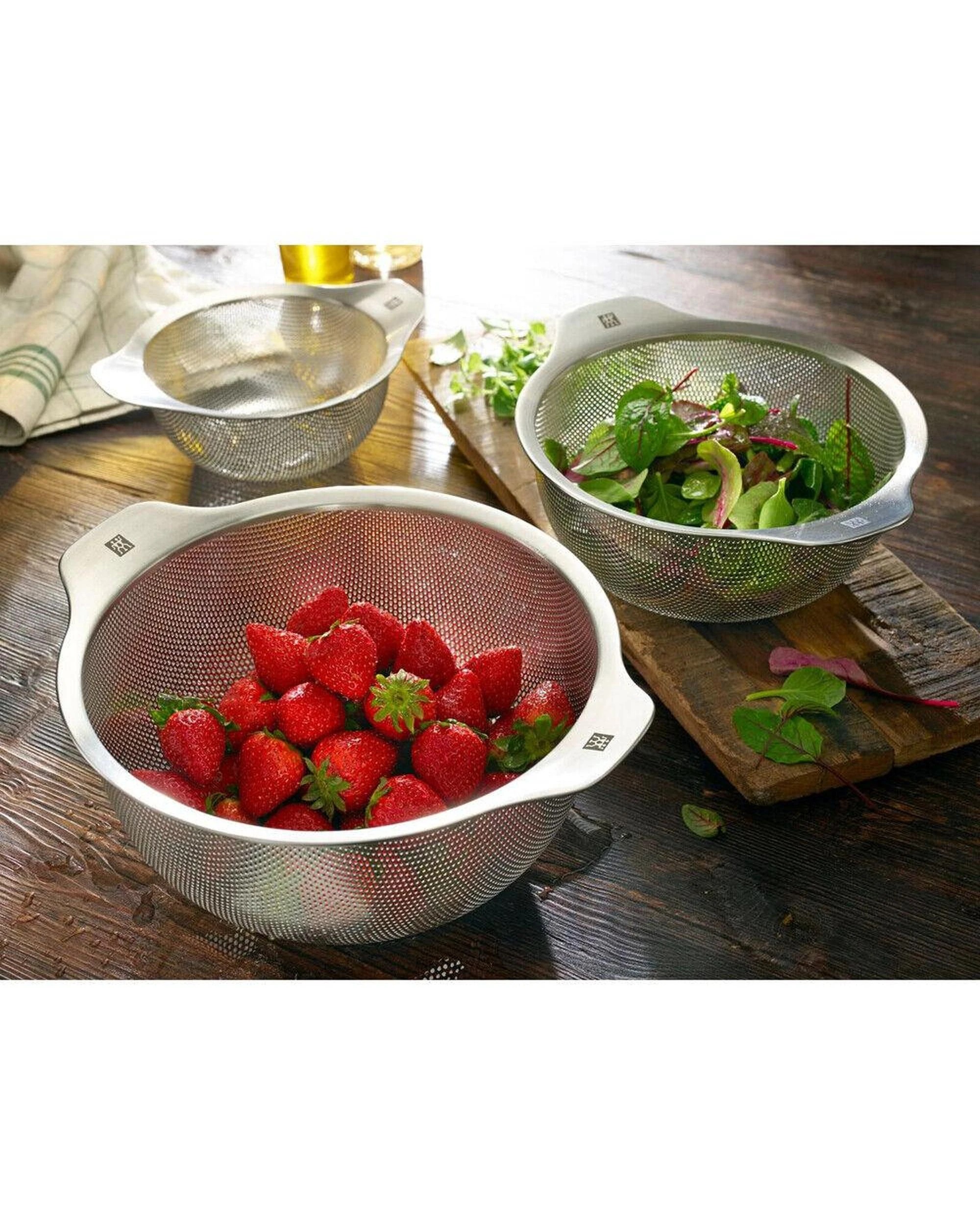 2 Zwilling Stainless Steel Strainer Colander 20cm, 2 of 3