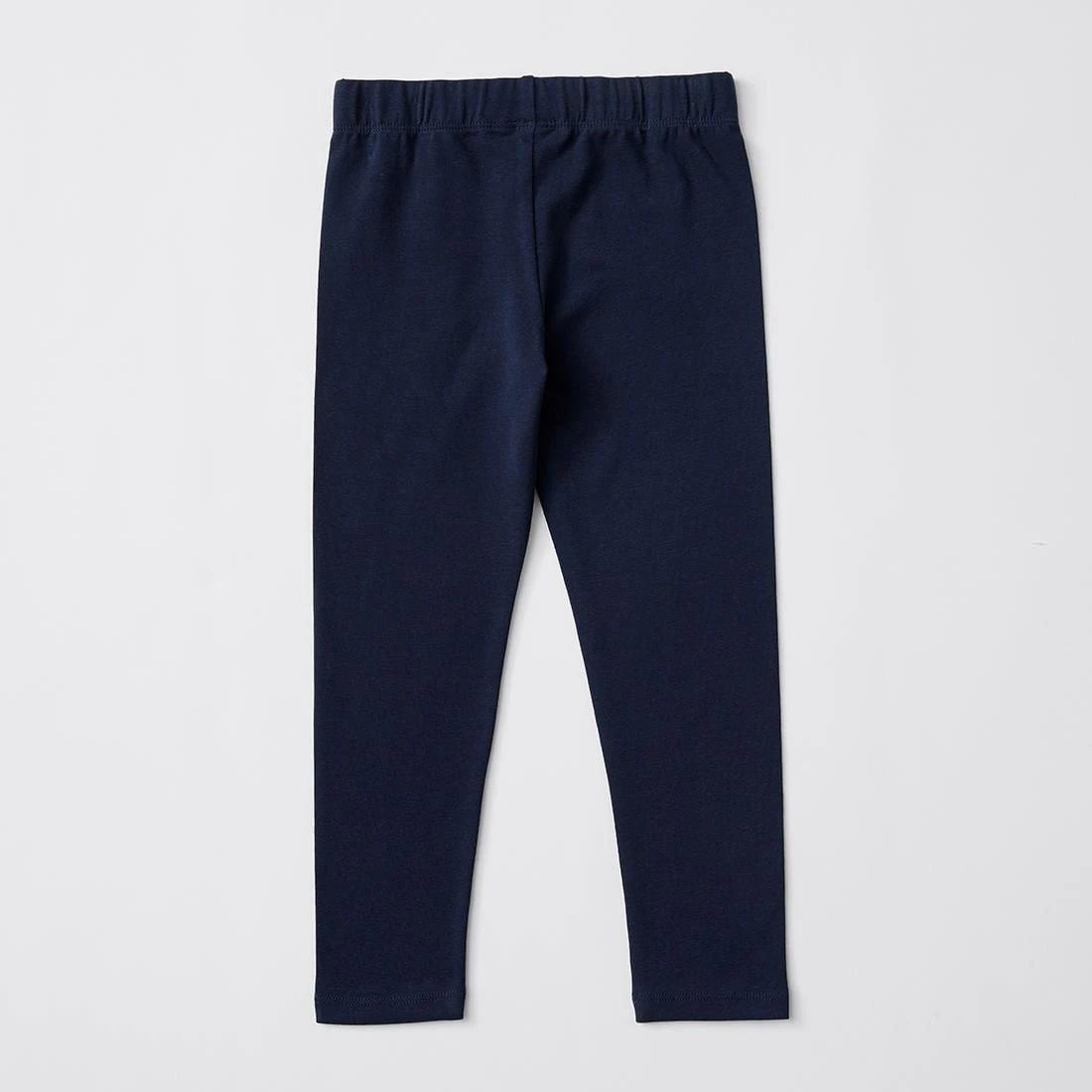 2 Target Organic Cotton Leggings NAVY BLUE, 2 of 3