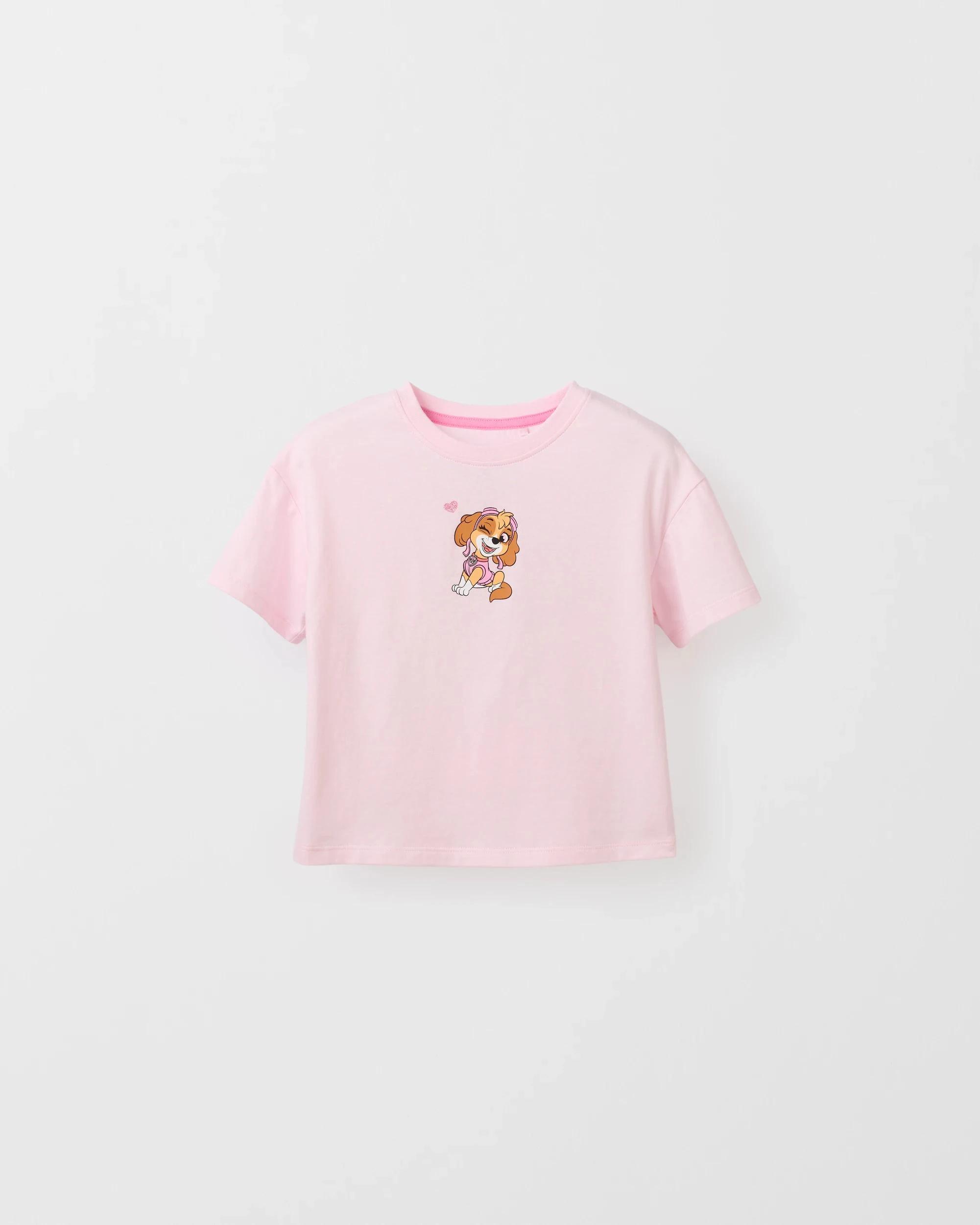 1 Paw Patrol Australian Cotton T-Shirt PINK, 1 of 3