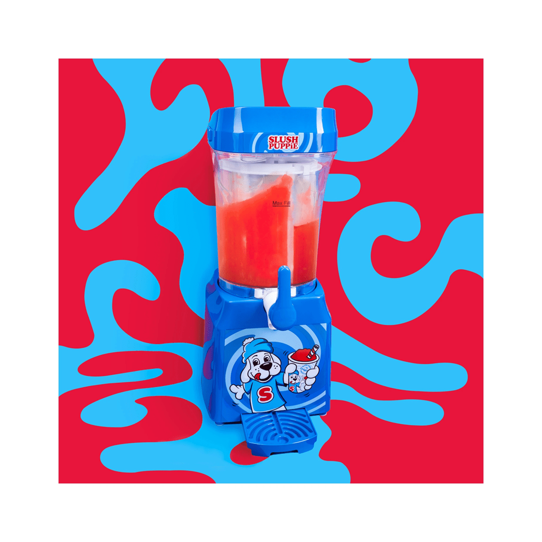 4 Slush Puppie Slushie Maker Machine 1L Compact Countertop Foot Pedal Party
 - blue, 4 of 8