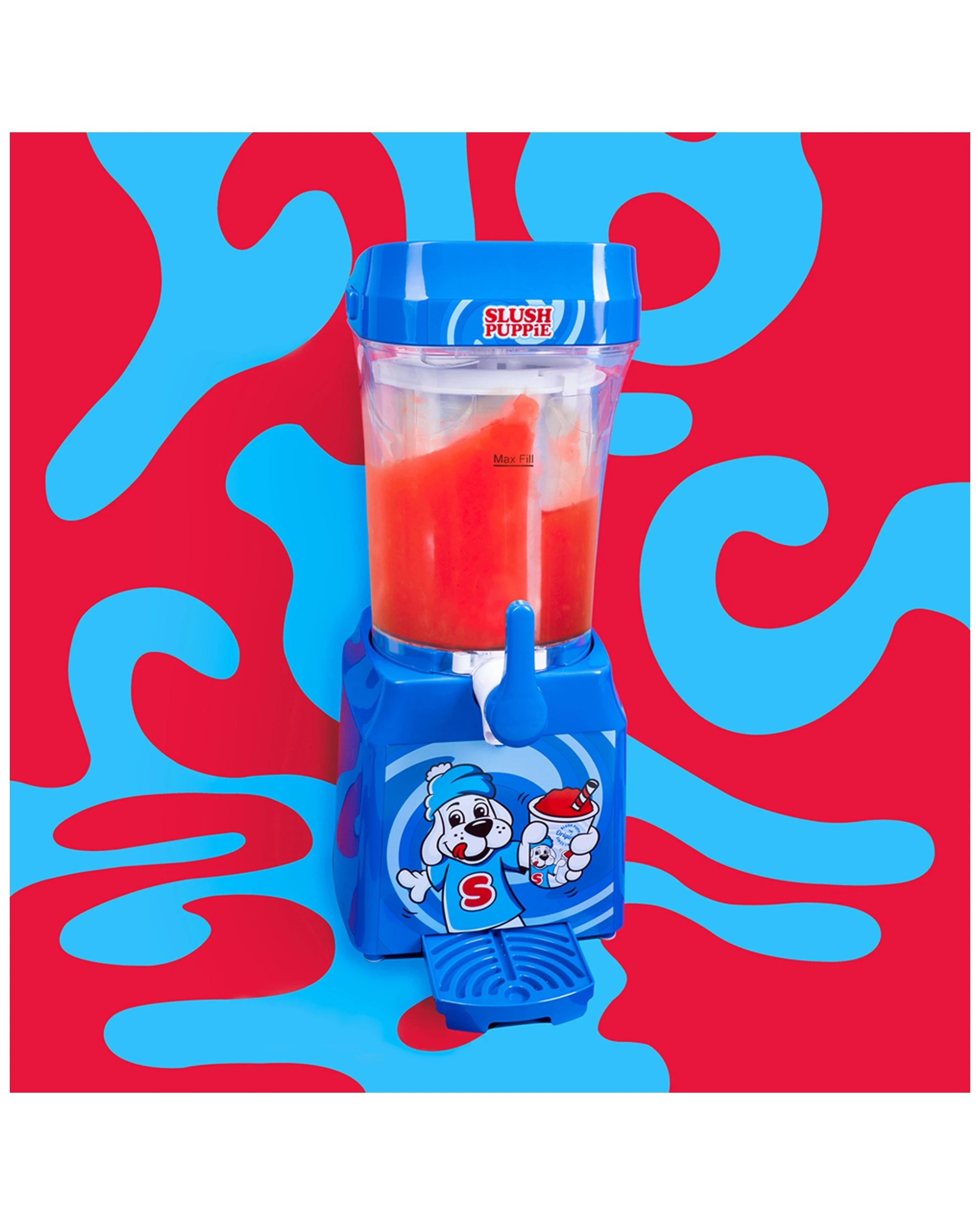 4 Slush Puppie Slushie Maker Machine 1L Compact Countertop Foot Pedal Party
 - blue, 4 of 8