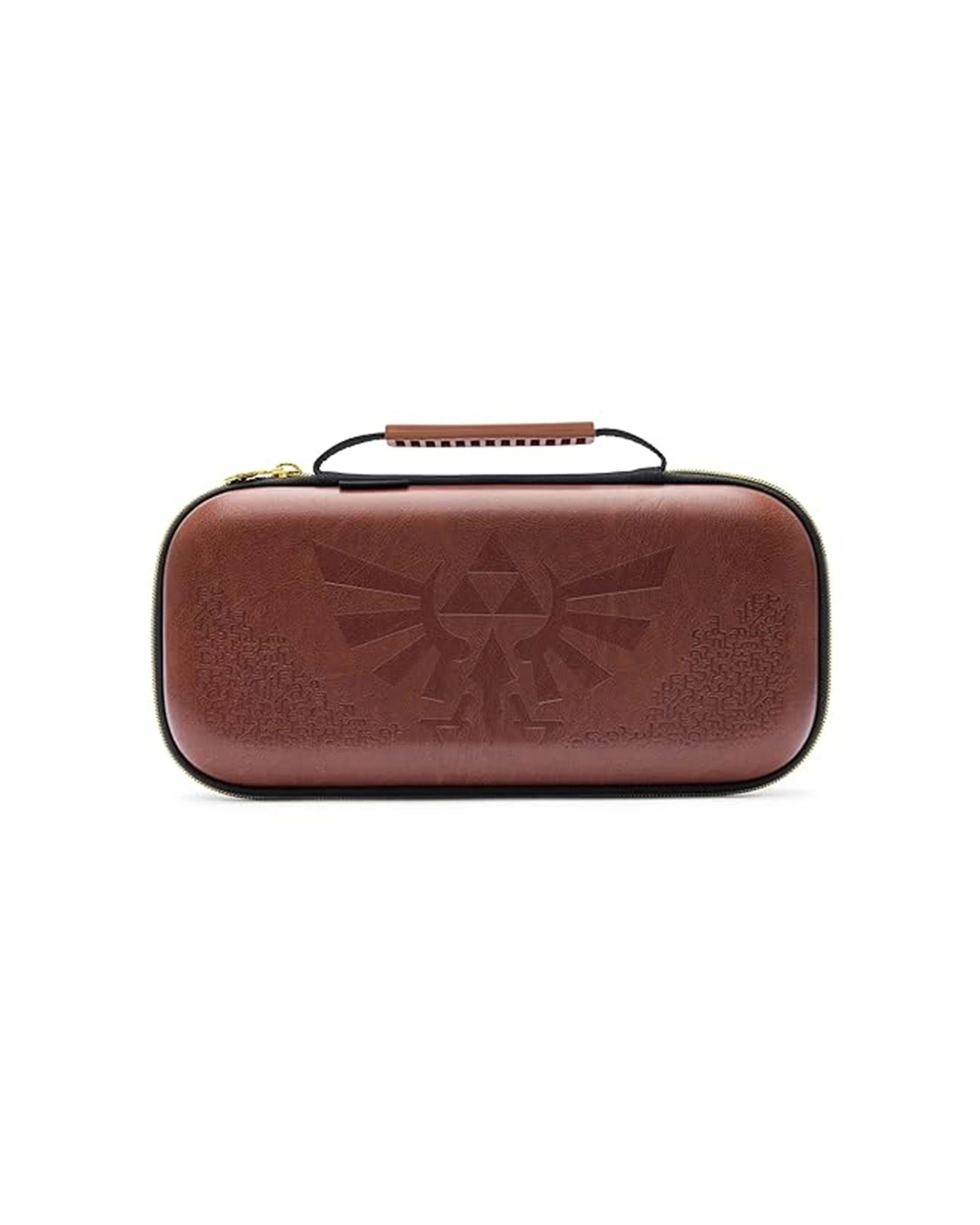 1 PowerA Zelda Hylian Nintendo Switch 2 Soft Fabric Lining Protection Case - Brown, 1 of 6