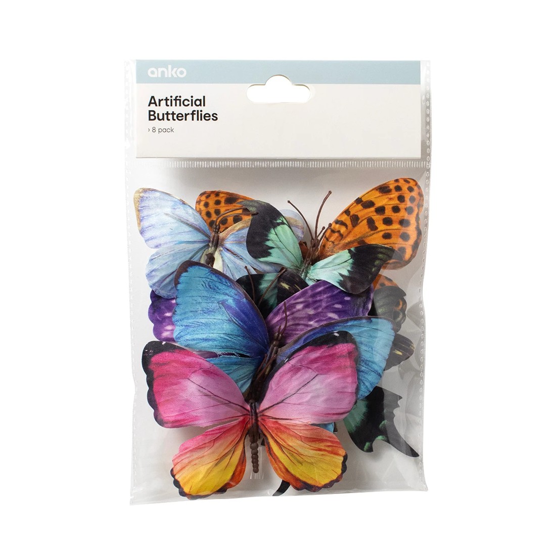 1 8 Pack Artificial Butterflies, 1 of 10