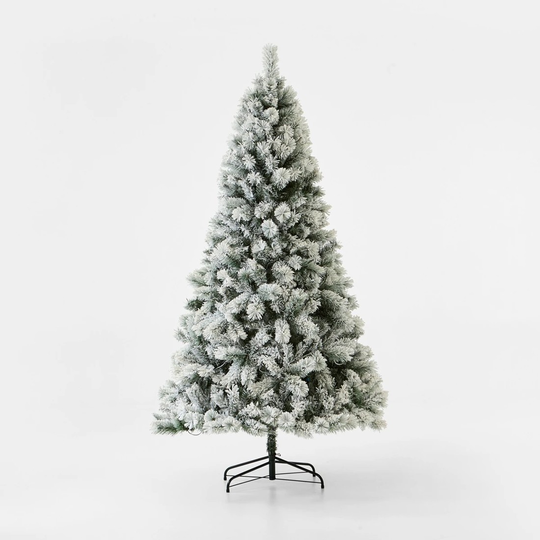 2 2.13m (7ft) Snowy Prelit Christmas Tree, 2 of 7
