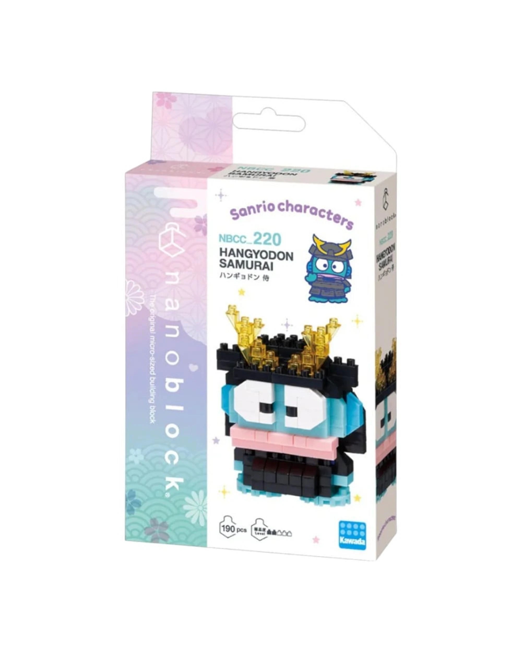 1 Nanoblock Sanrio Hangyodon Samurai, 1 of 5