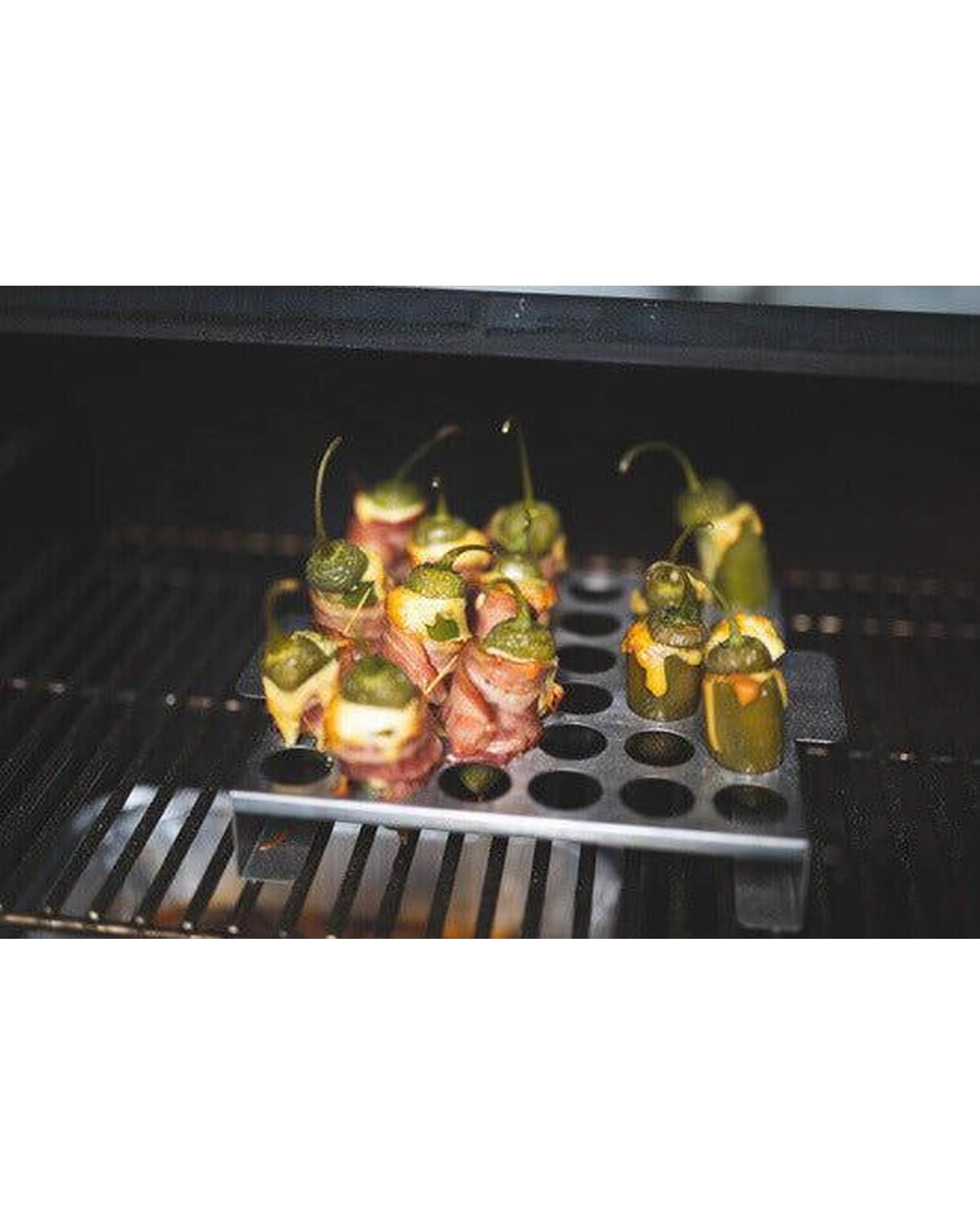 10 Flaming Coals Jalapeno Popper Tray - 36 Hole, 10 of 10
