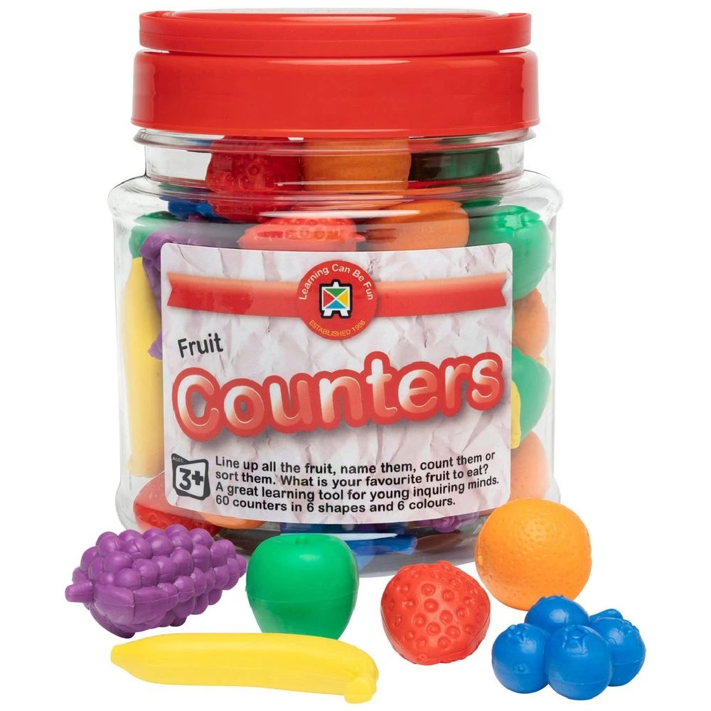 1 Learning Can Be Fun Fruit Counters 60 Pack, 1 of 2