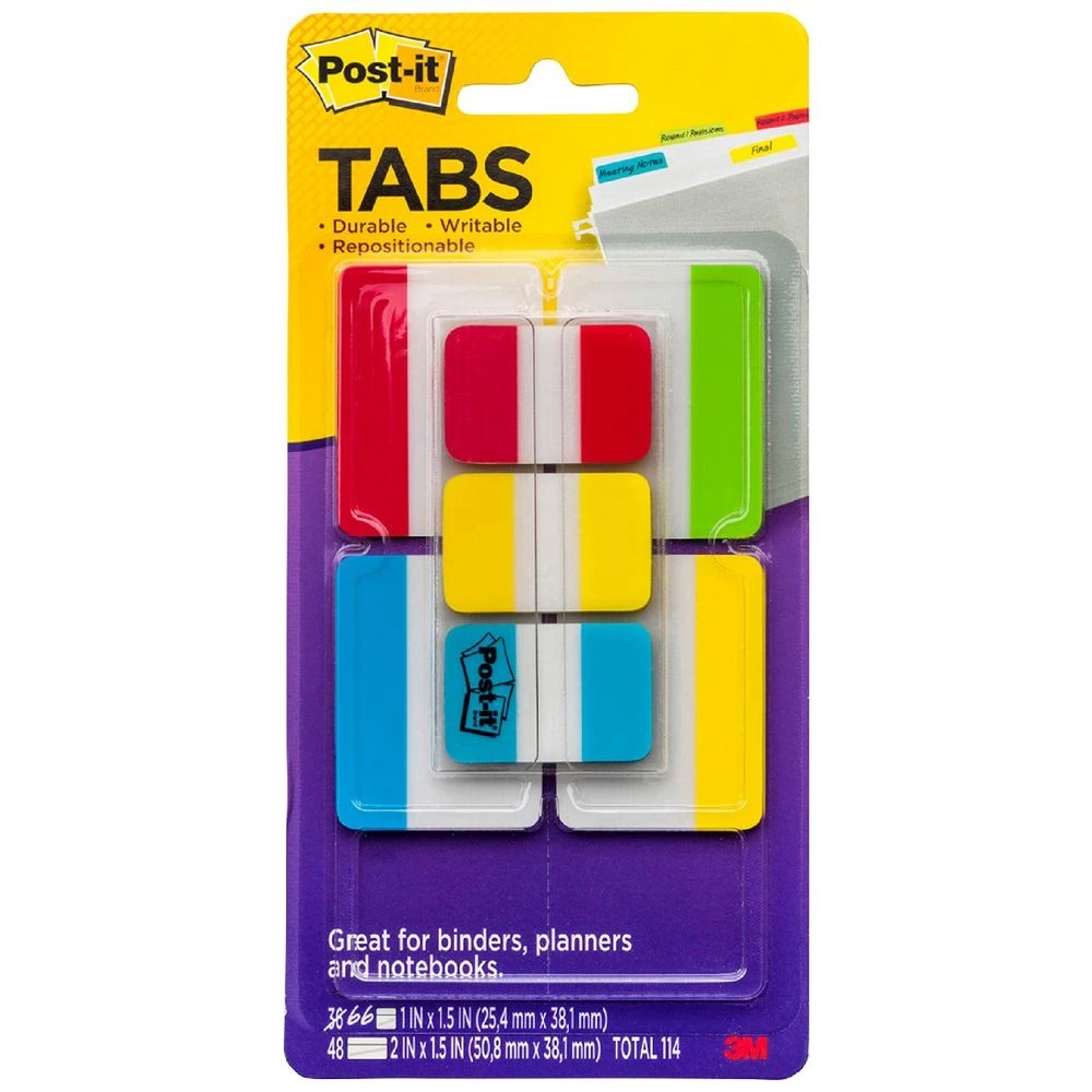 1 Post-it Durable Tabs Value Pack, 1 of 2