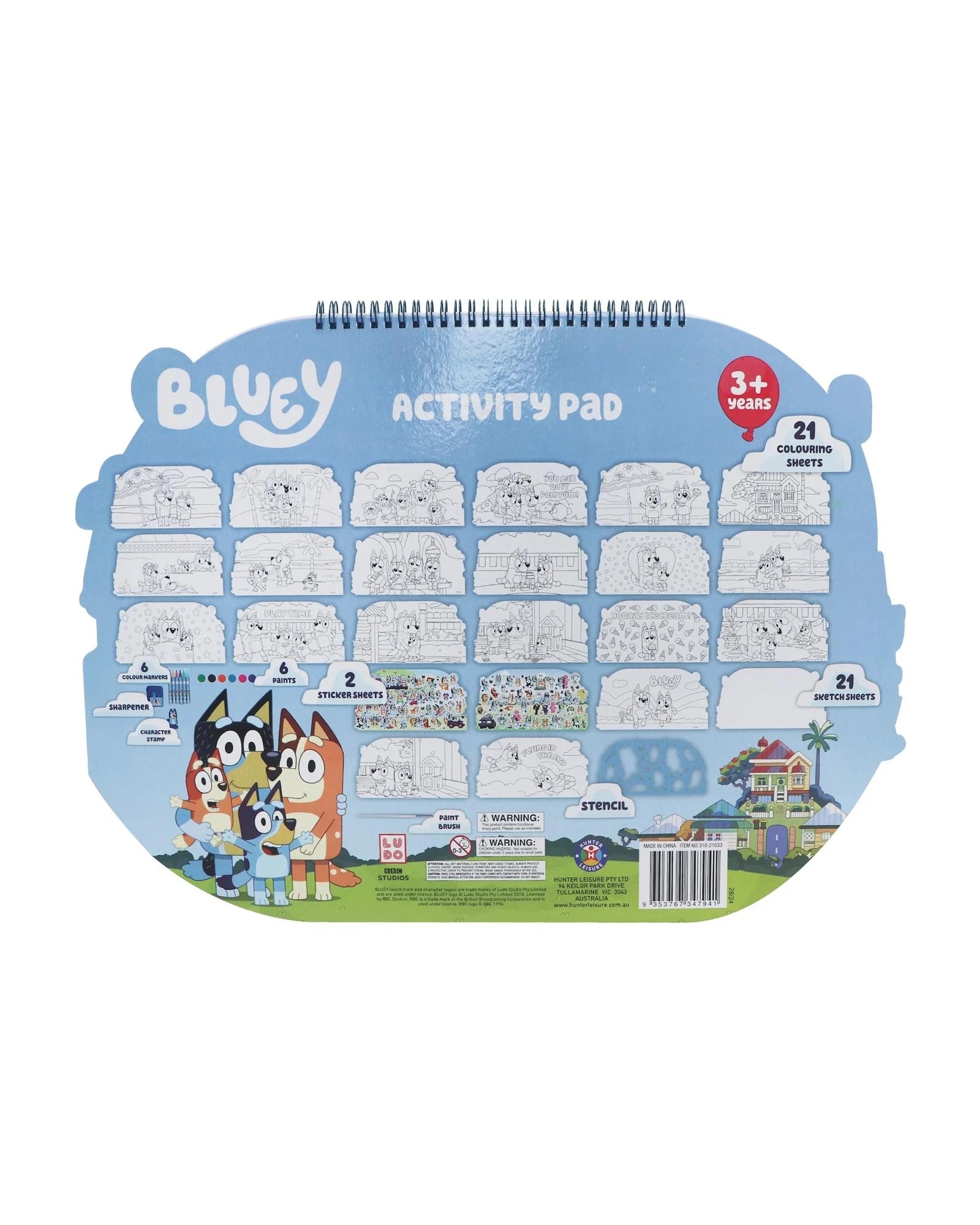 2 Bluey Activity Pad - Multi, 2 of 2