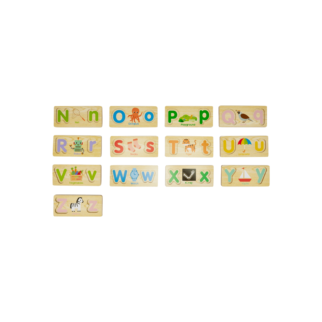 3 Wooden Alphabet Matching Puzzle, 3 of 5
