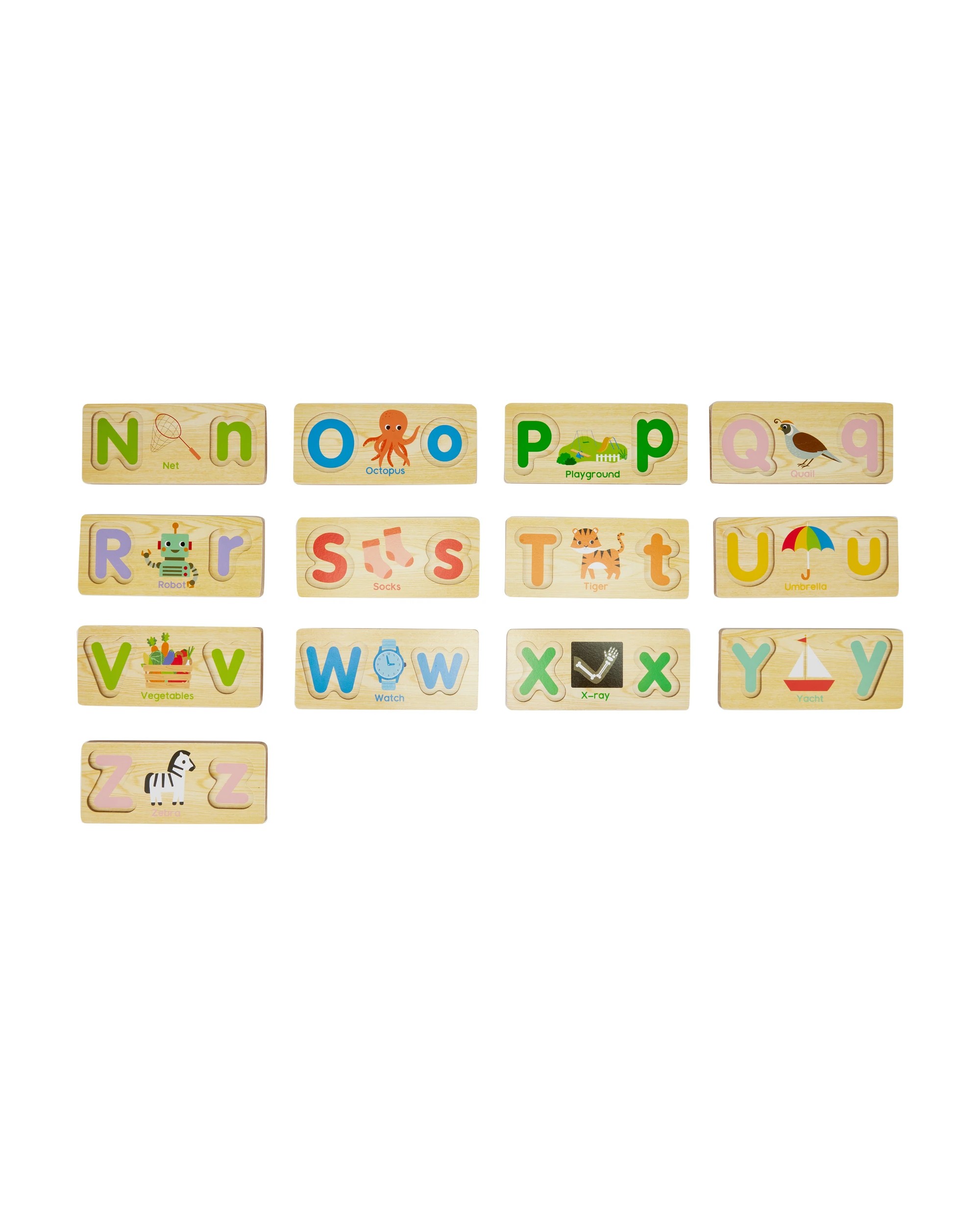3 Wooden Alphabet Matching Puzzle, 3 of 5
