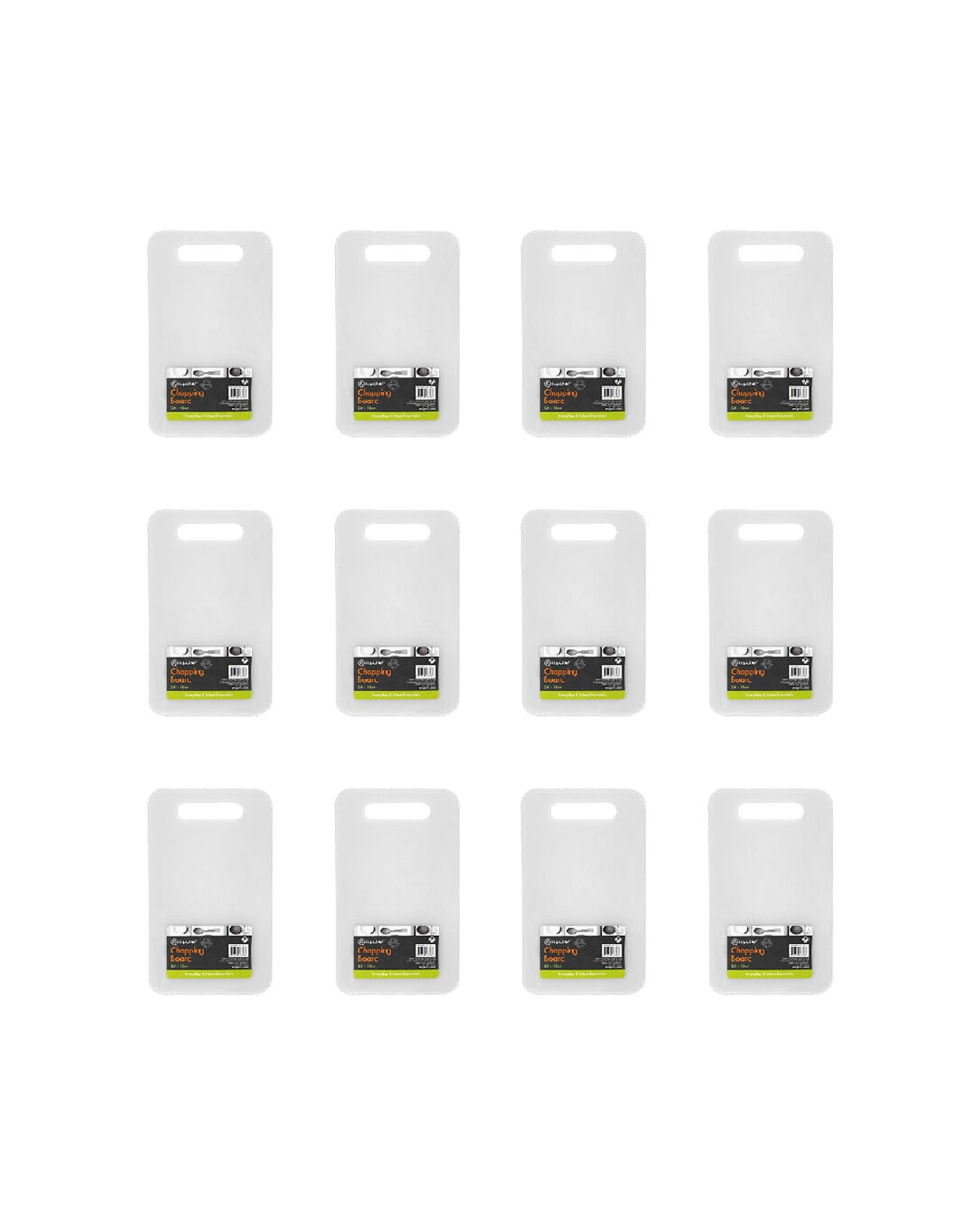 1 Topchef 12PK Compact Kitchen Cooking Chopping Board Small 25x15cm - White, 1 of 1