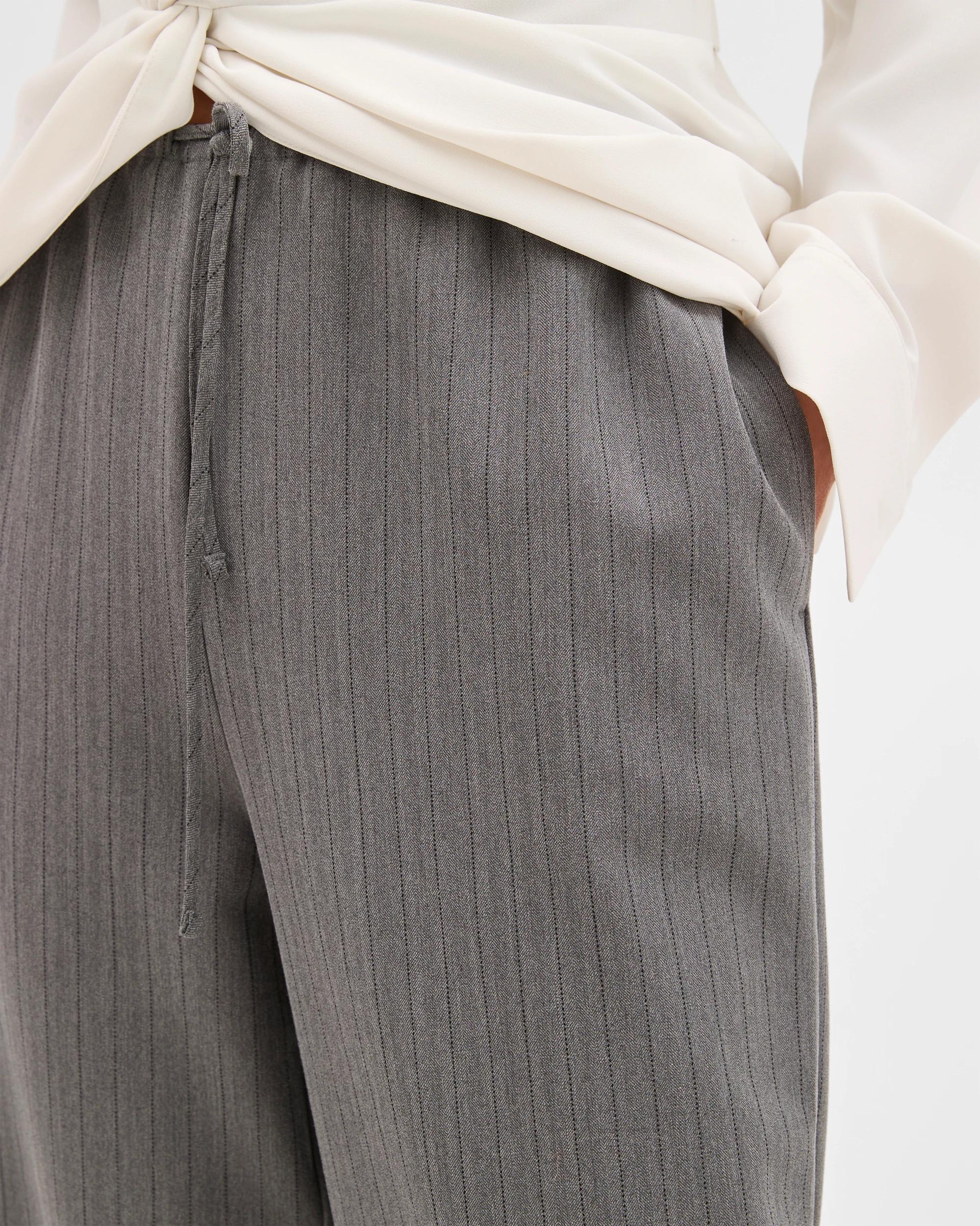 4 Preview Relaxed Wide Leg Pants CHARCOAL, 4 of 6