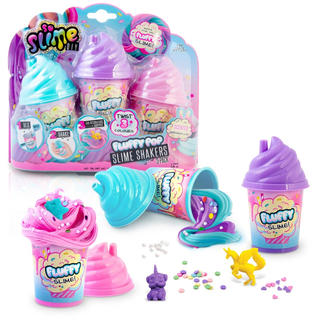 2 3 Pack So Slime DIY Fluffy Pop Shakers, 2 of 4