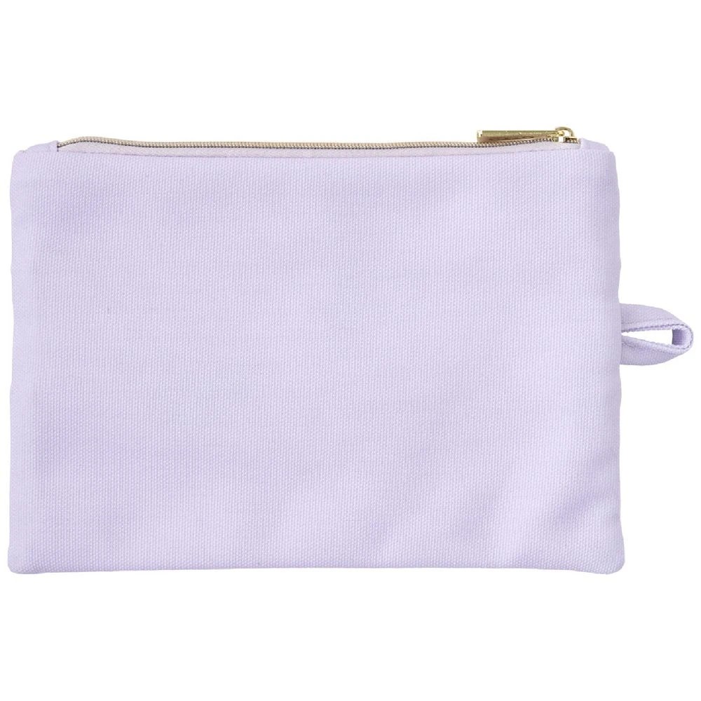 2 Otto Recycle Triple Zip Pencil Case Floral Purple, 2 of 3