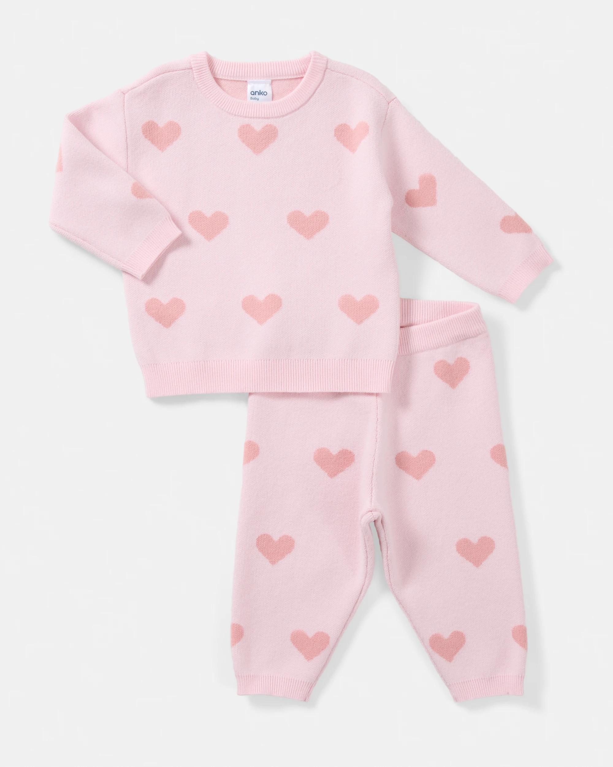 1 Baby Knit Set Hearts, 1 of 6