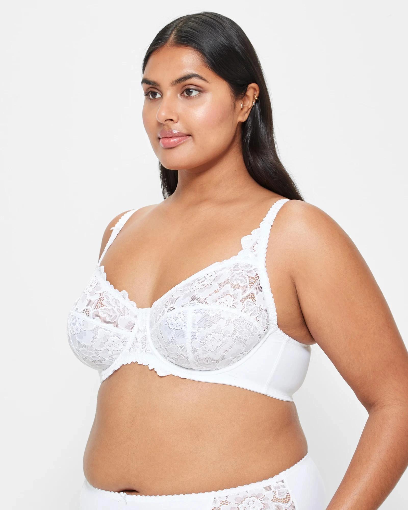 2 Target Woman Plus Size Soft Cup Underwire T-Shirt Bra WHITE, 2 of 4