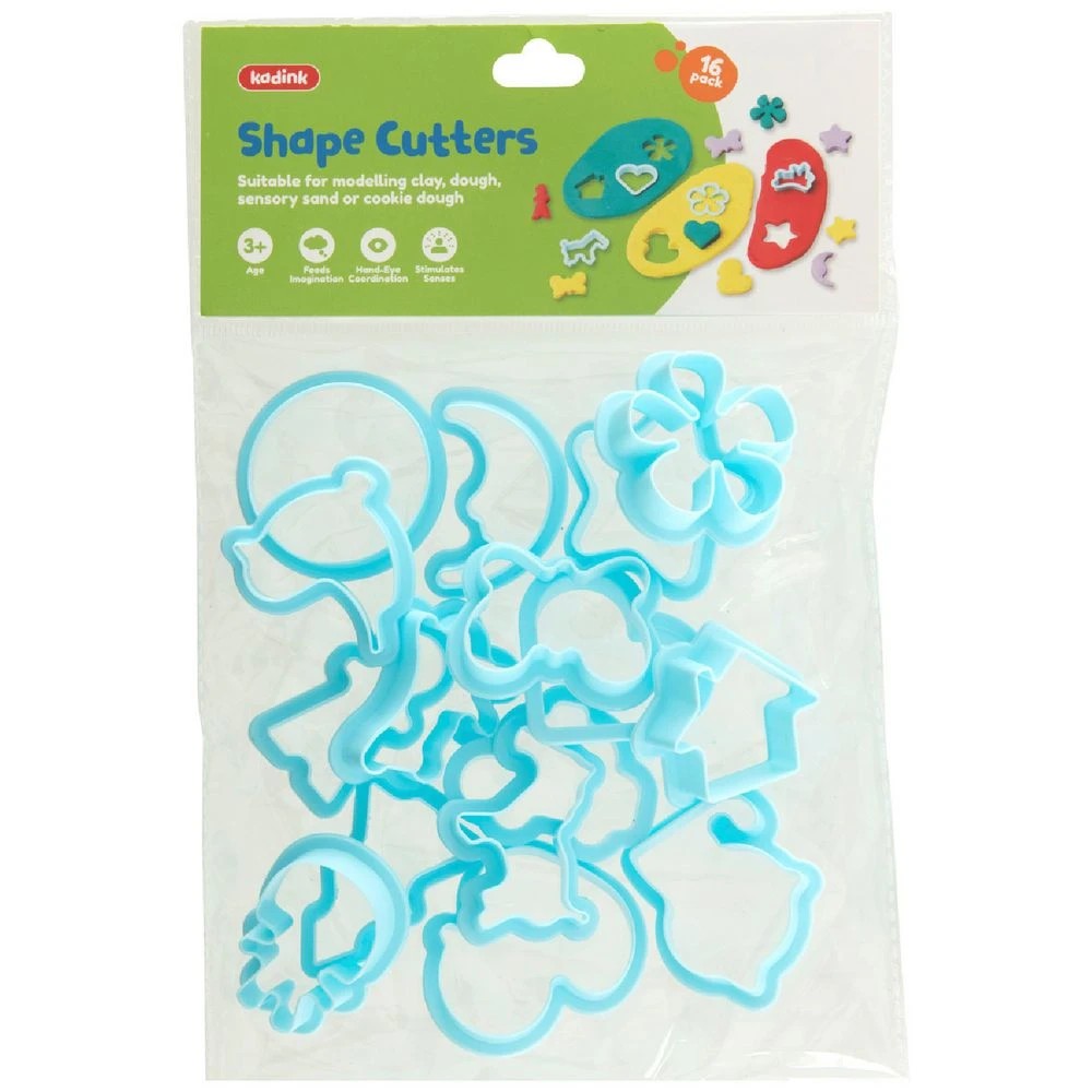 1 Kadink Dough Cutters Shapes 16 Pack, 1 of 3