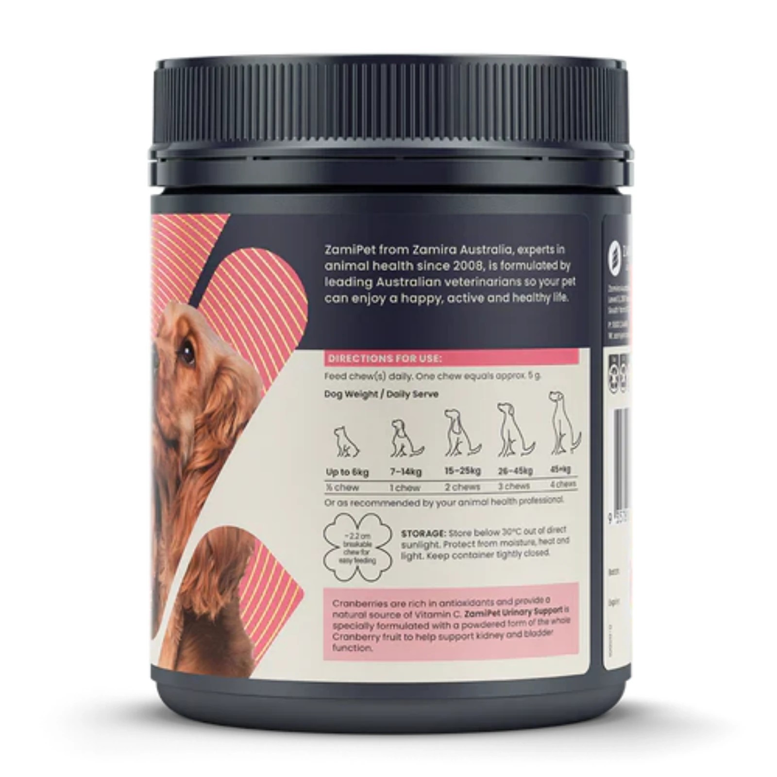 2 Zamipet Urinary Support Supplement For Dogs 300gm 60 Chews, 2 of 2