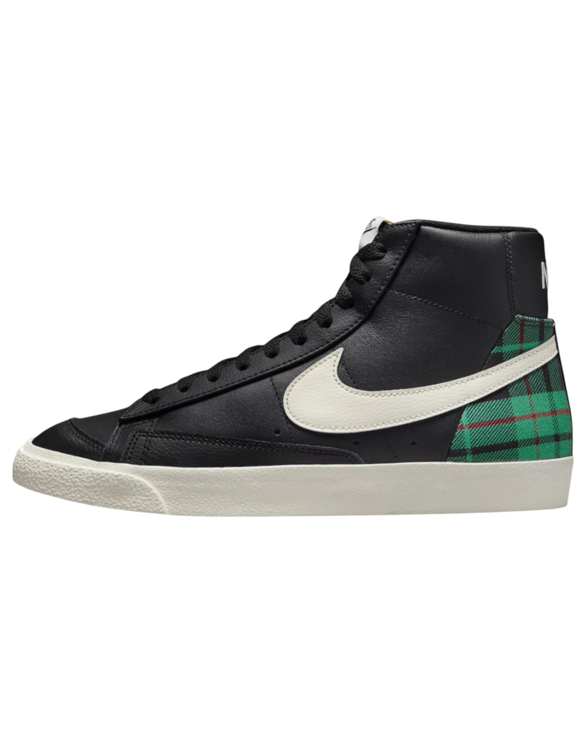 3 Nike Mens Blazer Mid 77 Black/ Green Athletic Shoes BLACK/GREEN, 3 of 6