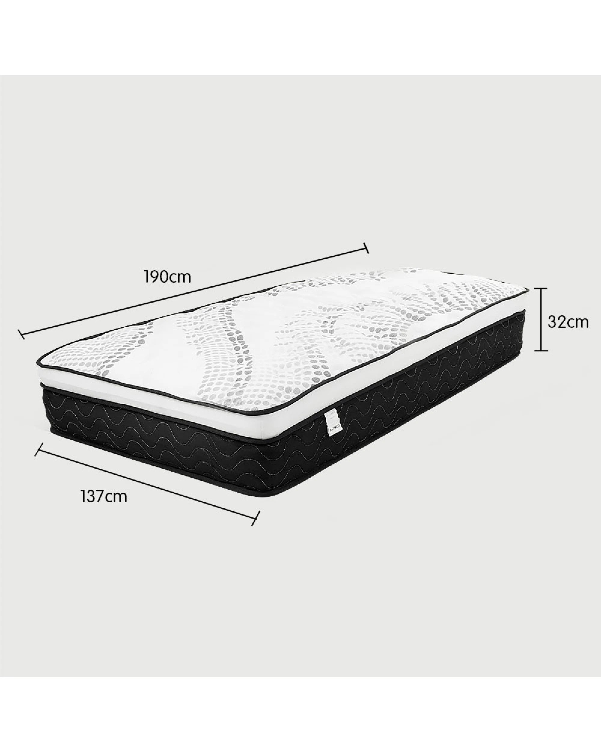8 Laura Hill Premium Double Mattress With Euro Top Layer - 32cm, 8 of 8