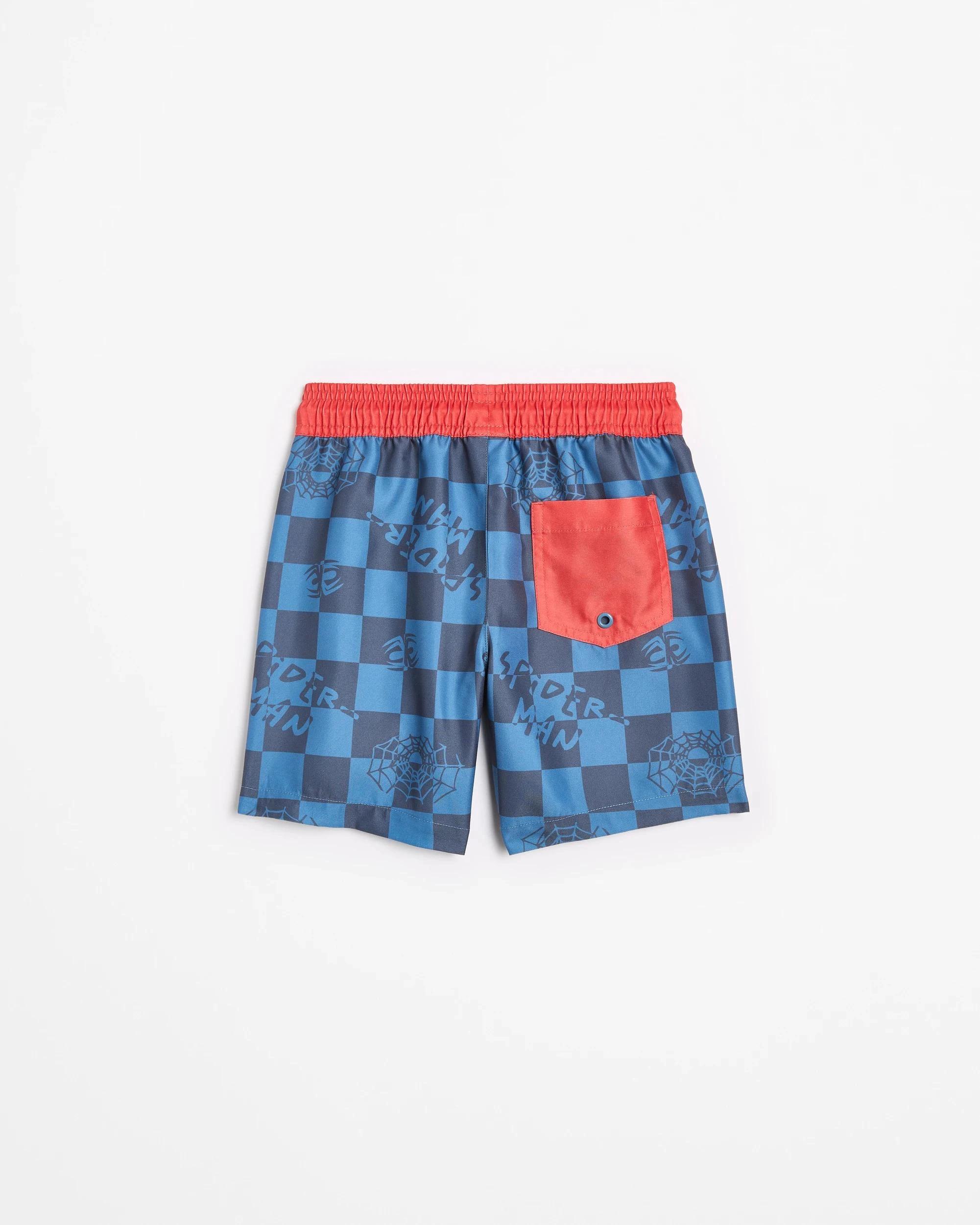 3 Spider-Man Swim Boardshorts BLUE, 3 of 3