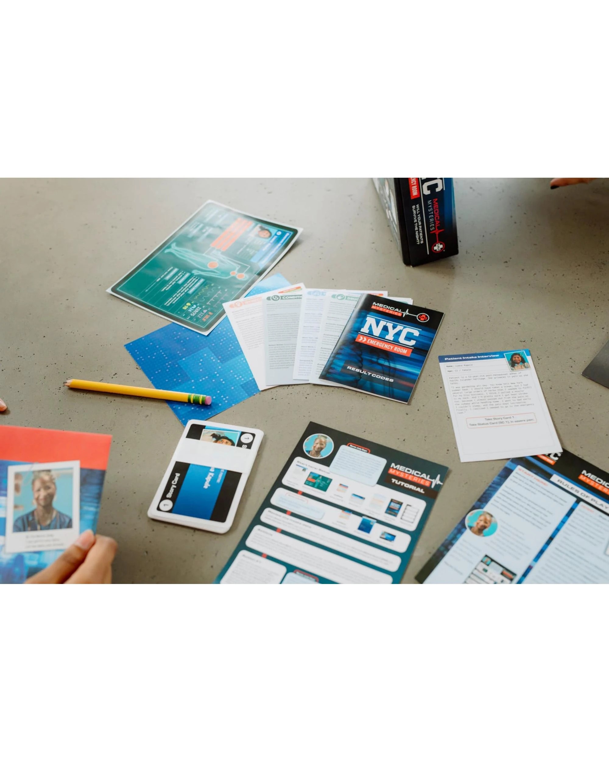6 Medical Mysteries New York Emergency Room Board Game, 6 of 9