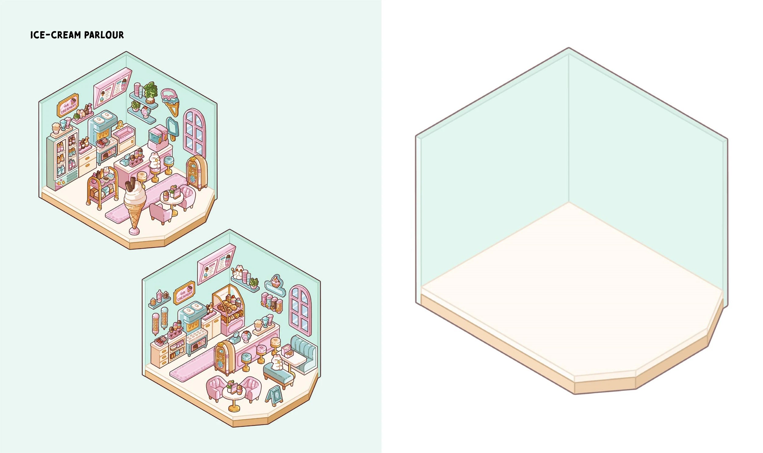 6 Cute 'N' Cozy: Cozy Town Sticker Therapy by Zenny Abanales - Book, 6 of 8