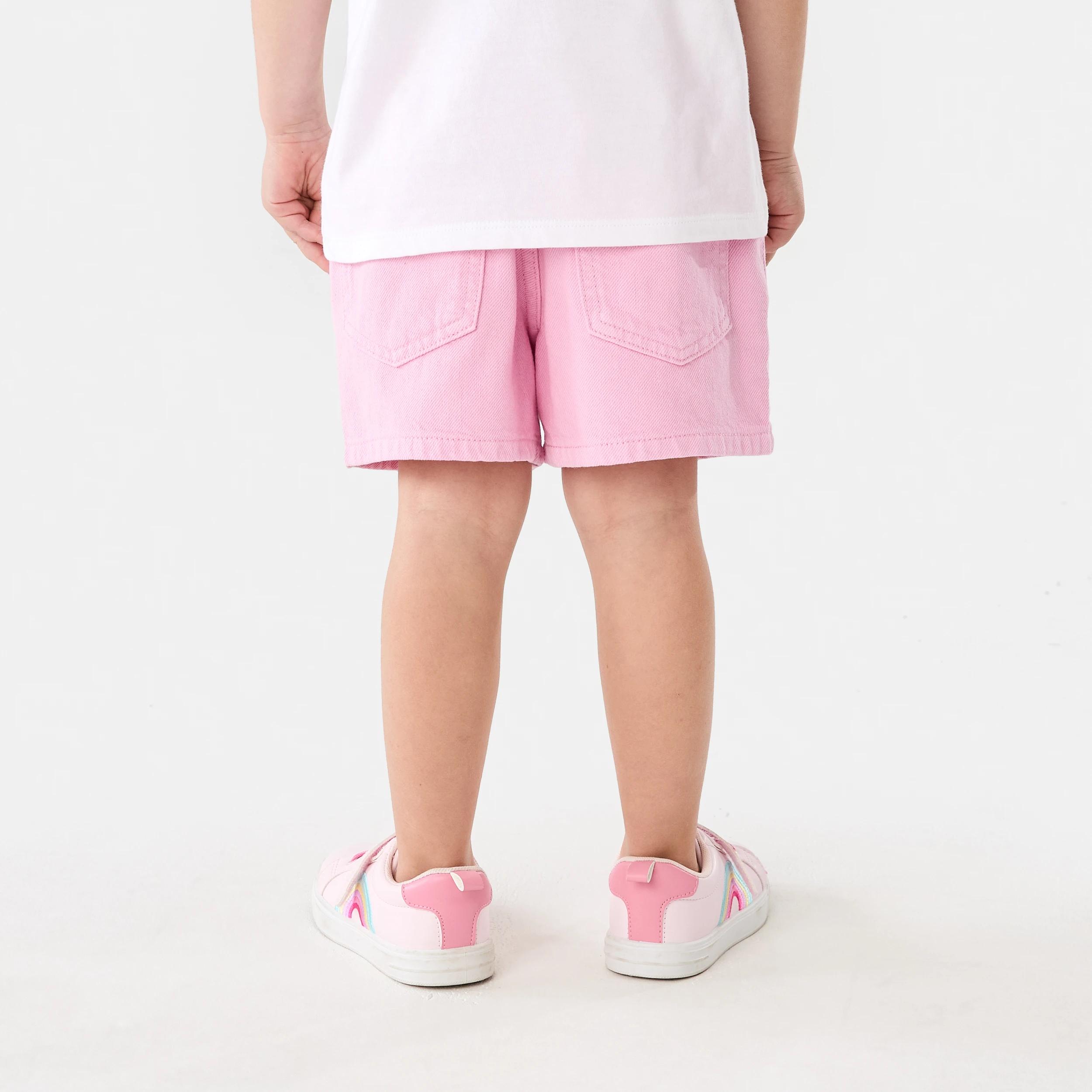 2 Denim Acid Wash Shorts BUBBLEGUM PINK, 2 of 6