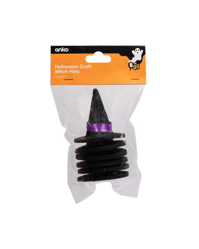 6 Pack Halloween Craft Witch 
