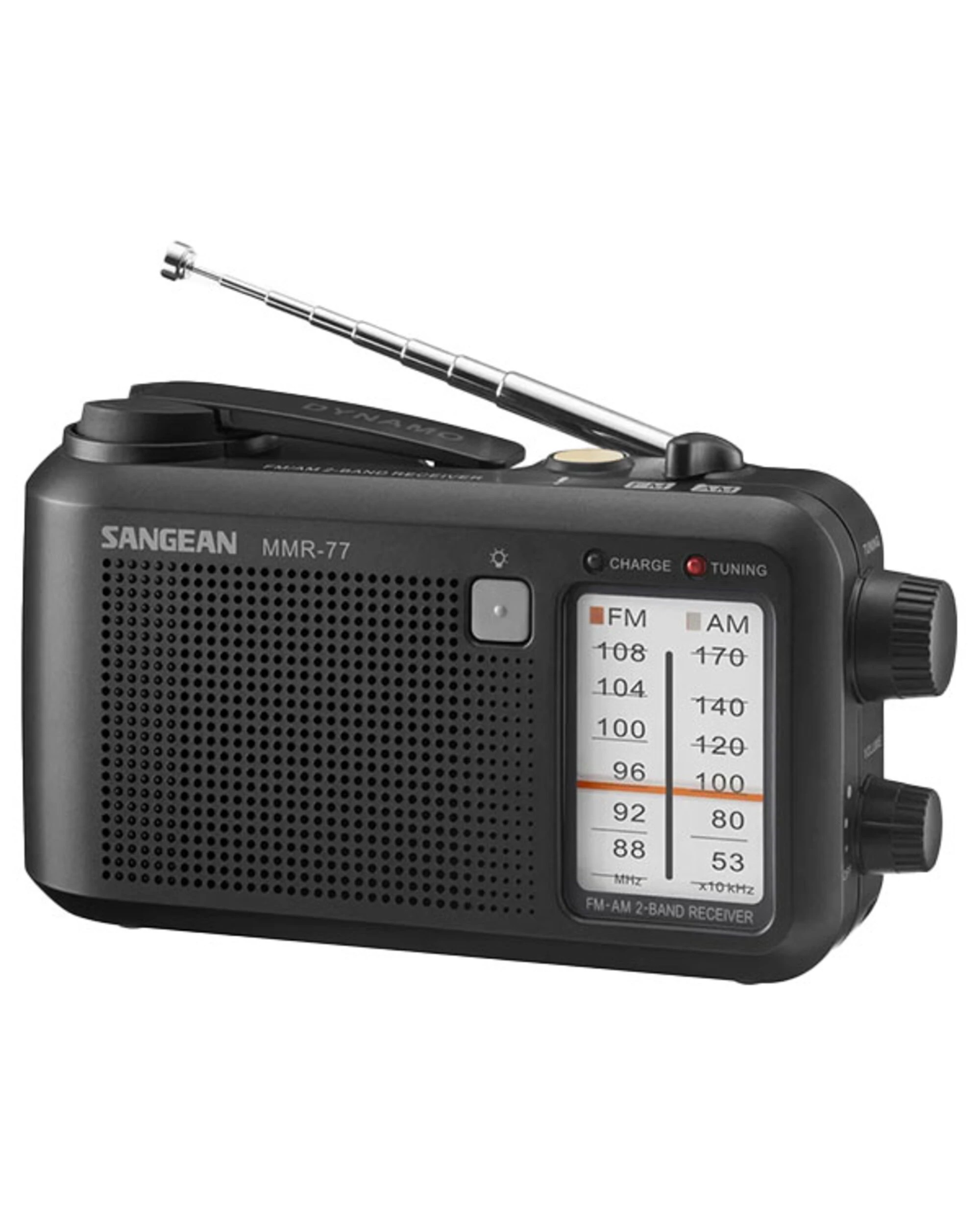 2 Sangean MMR-77 AM/FM Multi Powered Radio - Black, 2 of 5