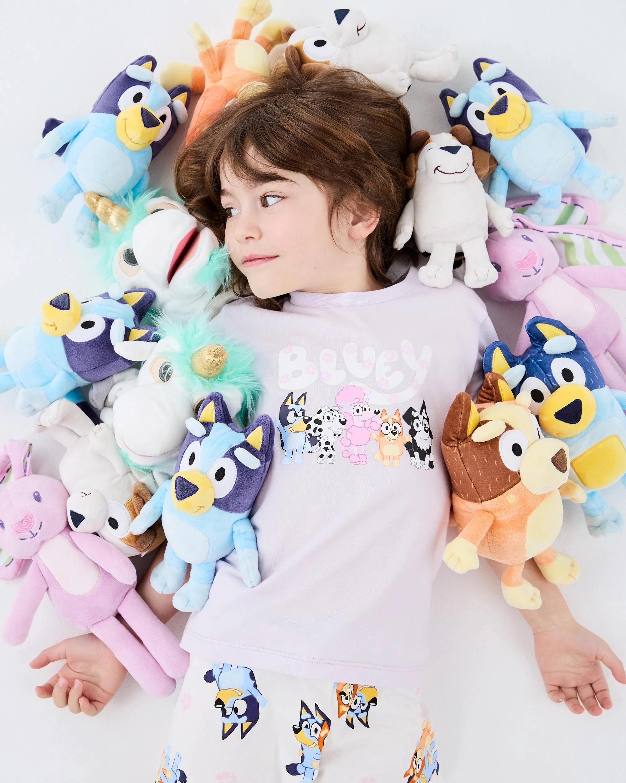 6 Bluey Australian Cotton Younger Girls 2 Pack Short Pyjama Set MULTI, 6 of 6