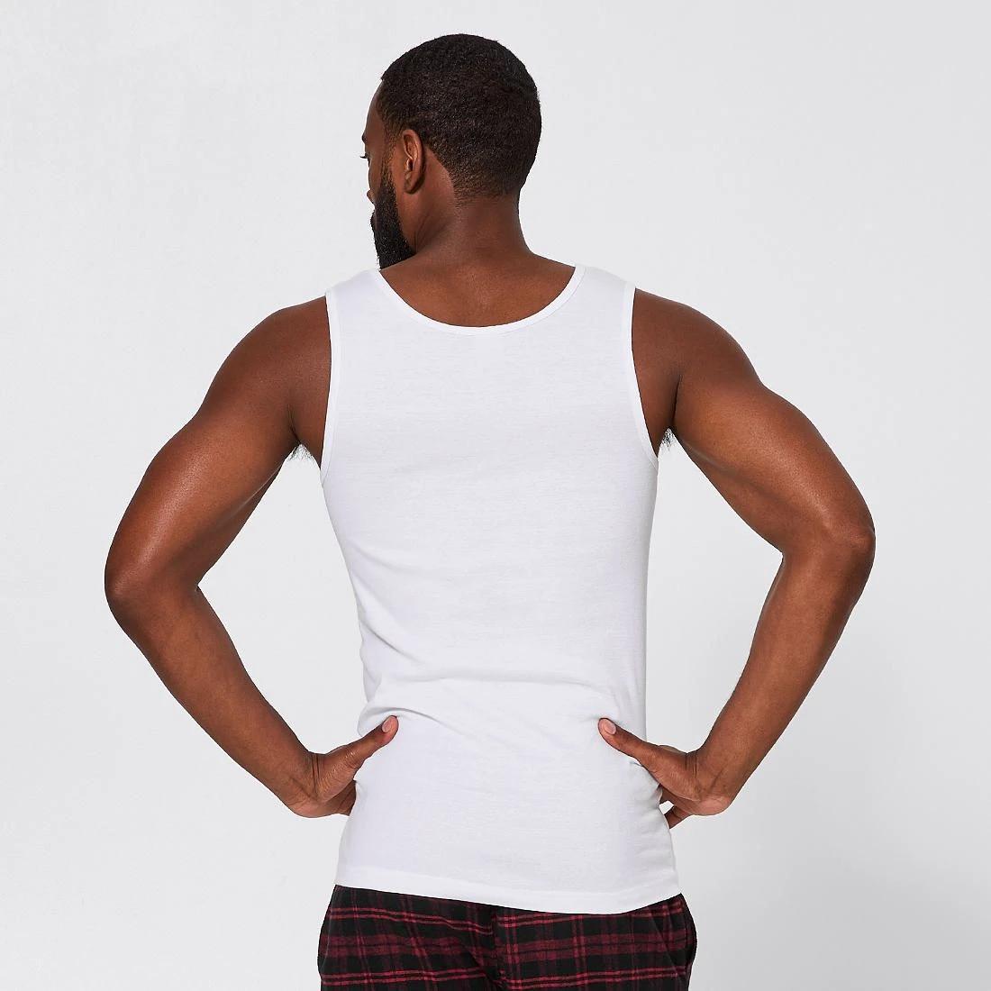 4 Maxx 3 Pack Seamfree Singlets; Style: 196613 WHITE / GREY / BLACK, 4 of 9