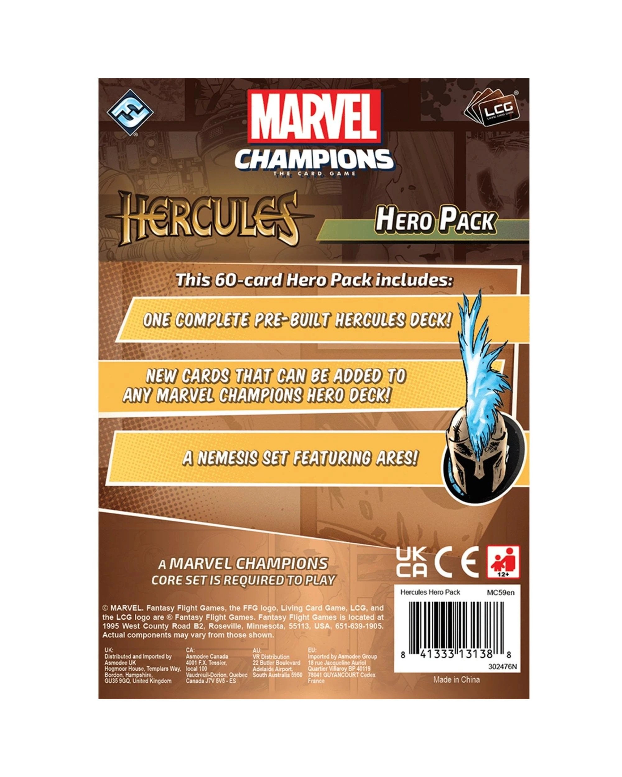 4 Marvel Champions: The Card Game Hercules Hero Pack, 4 of 4