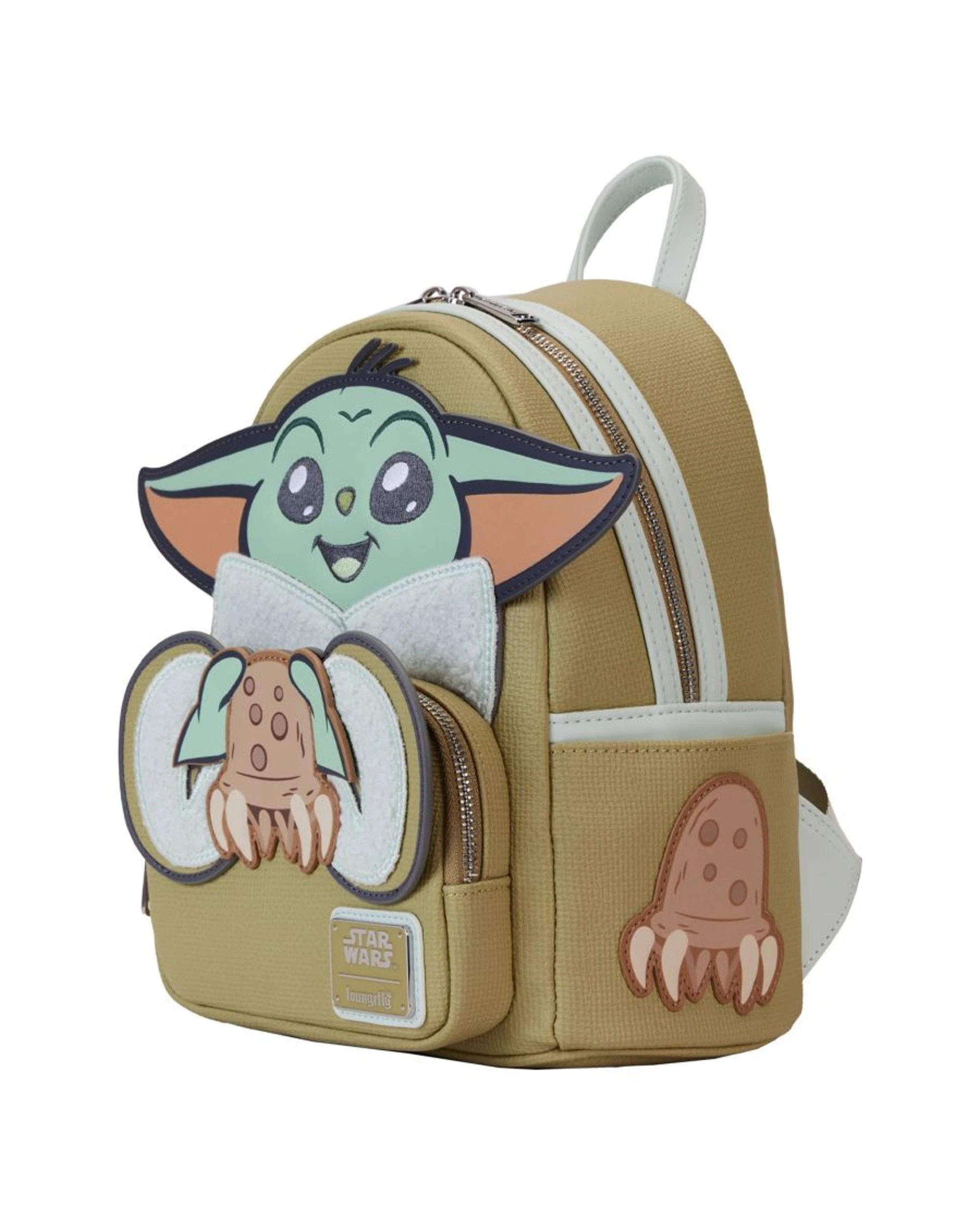 2 Loungefly Star Wars The Mandalorian Grogu and Crabbies Cosplay Mini Backpack, 2 of 6