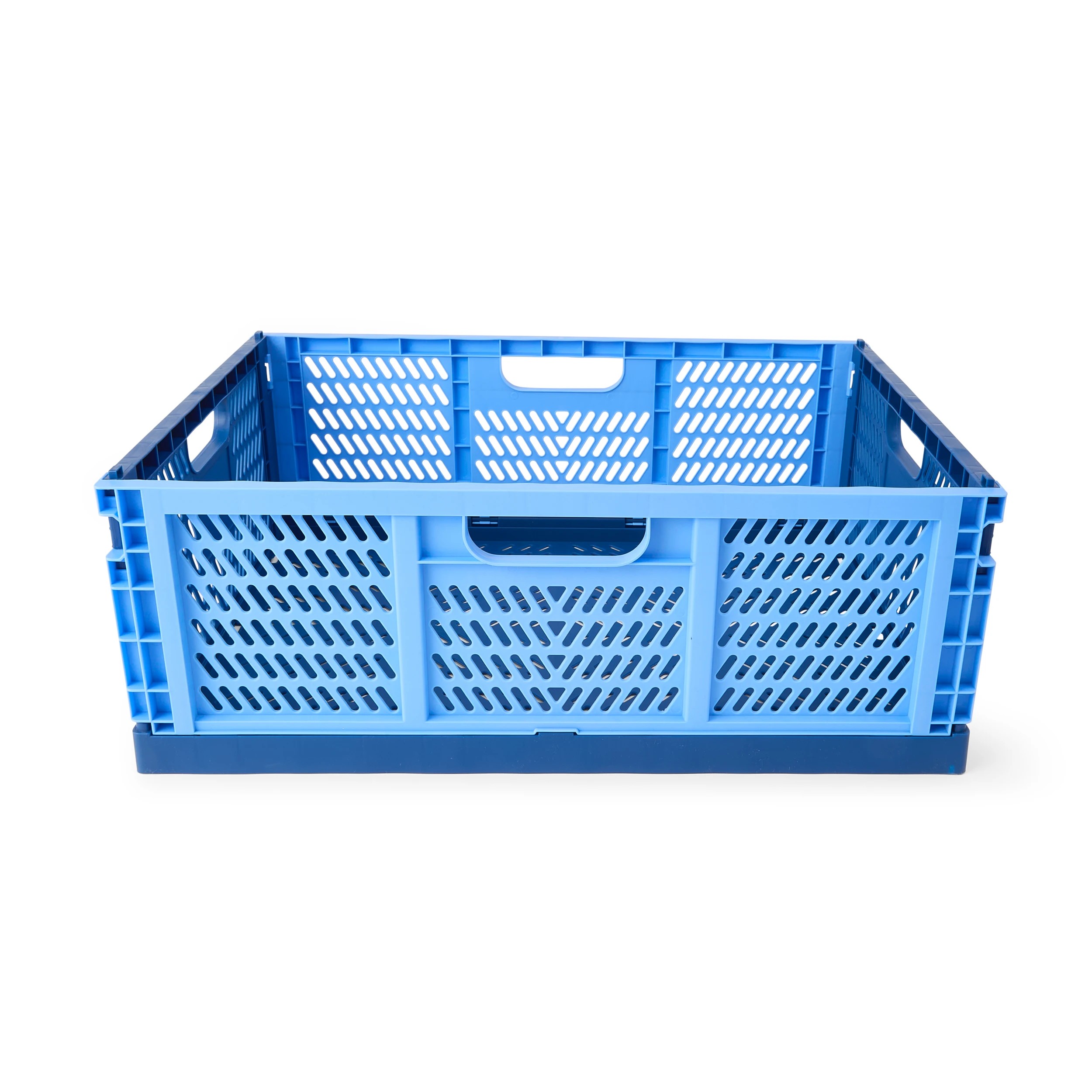 3 30L Collapsible Crate - Large, Blue, 3 of 8