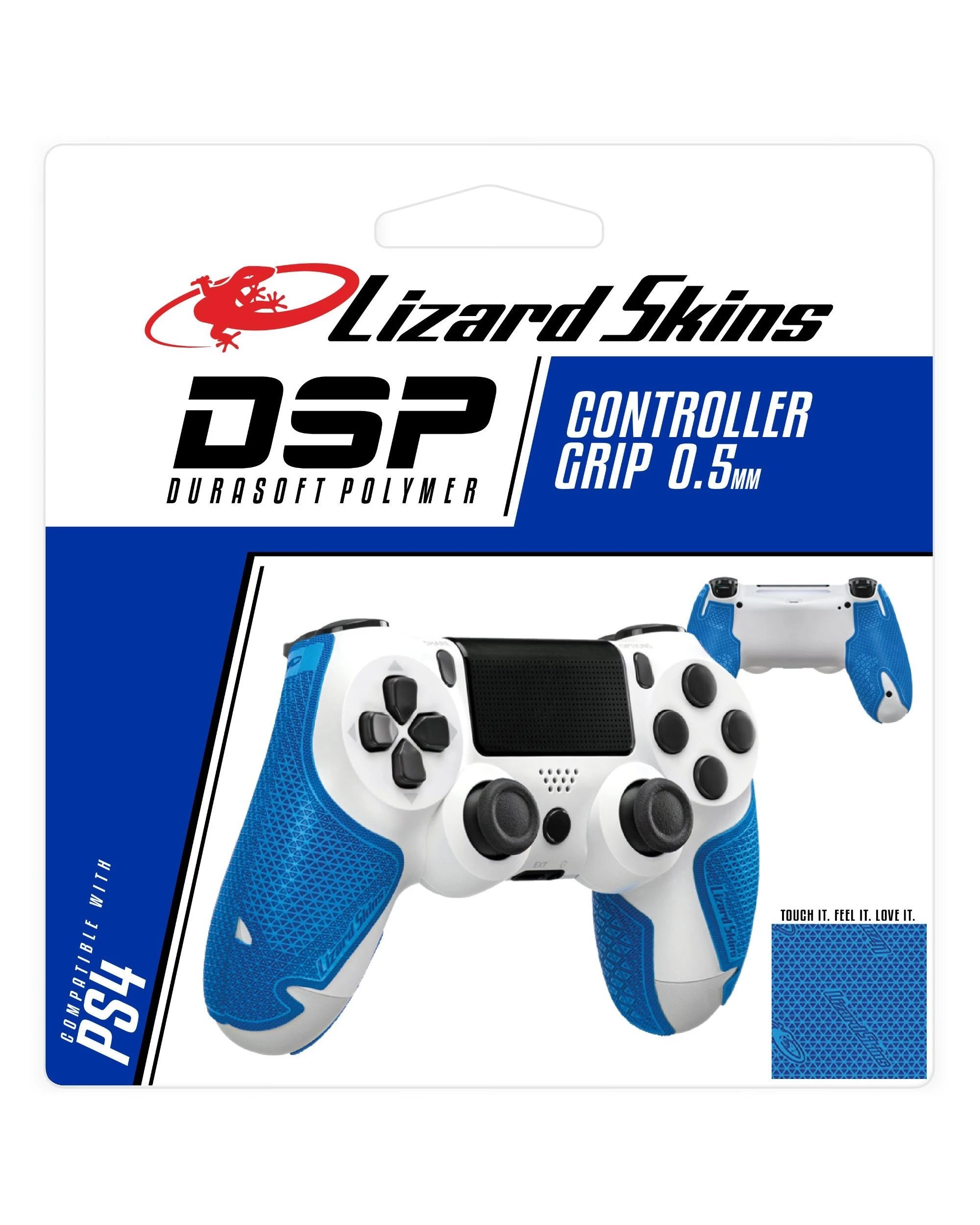1 Lizard Skins DSP Skin for PS4 Controller - Polar Blue - Blue, 1 of 6