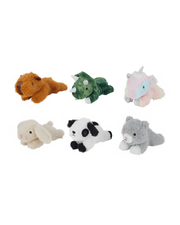 Laying Beanie Animal Toy - Assorted