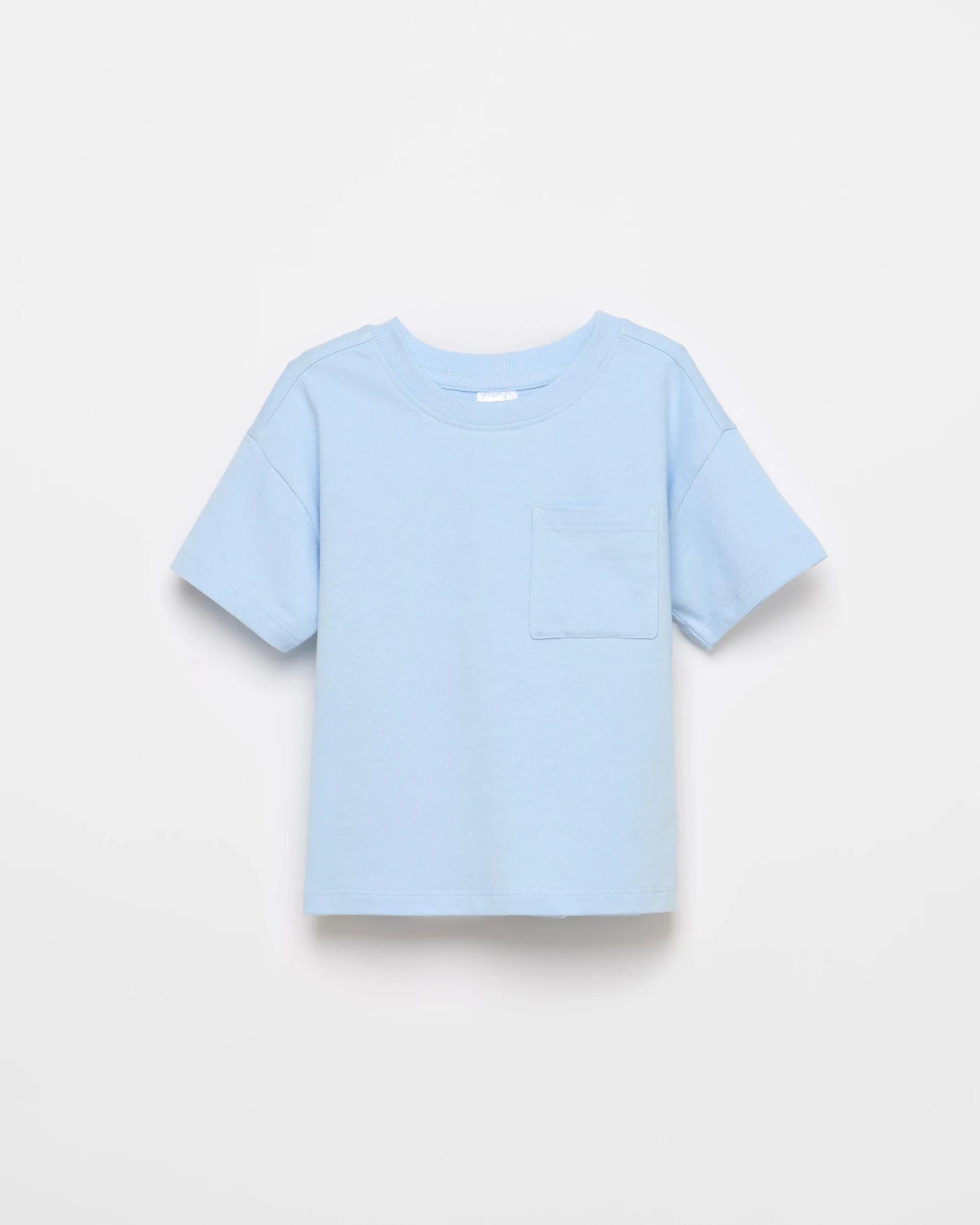 1 Target Baby Cotton Jersey Chest Pocket T-shirt TIDAL BLUE, 1 of 2