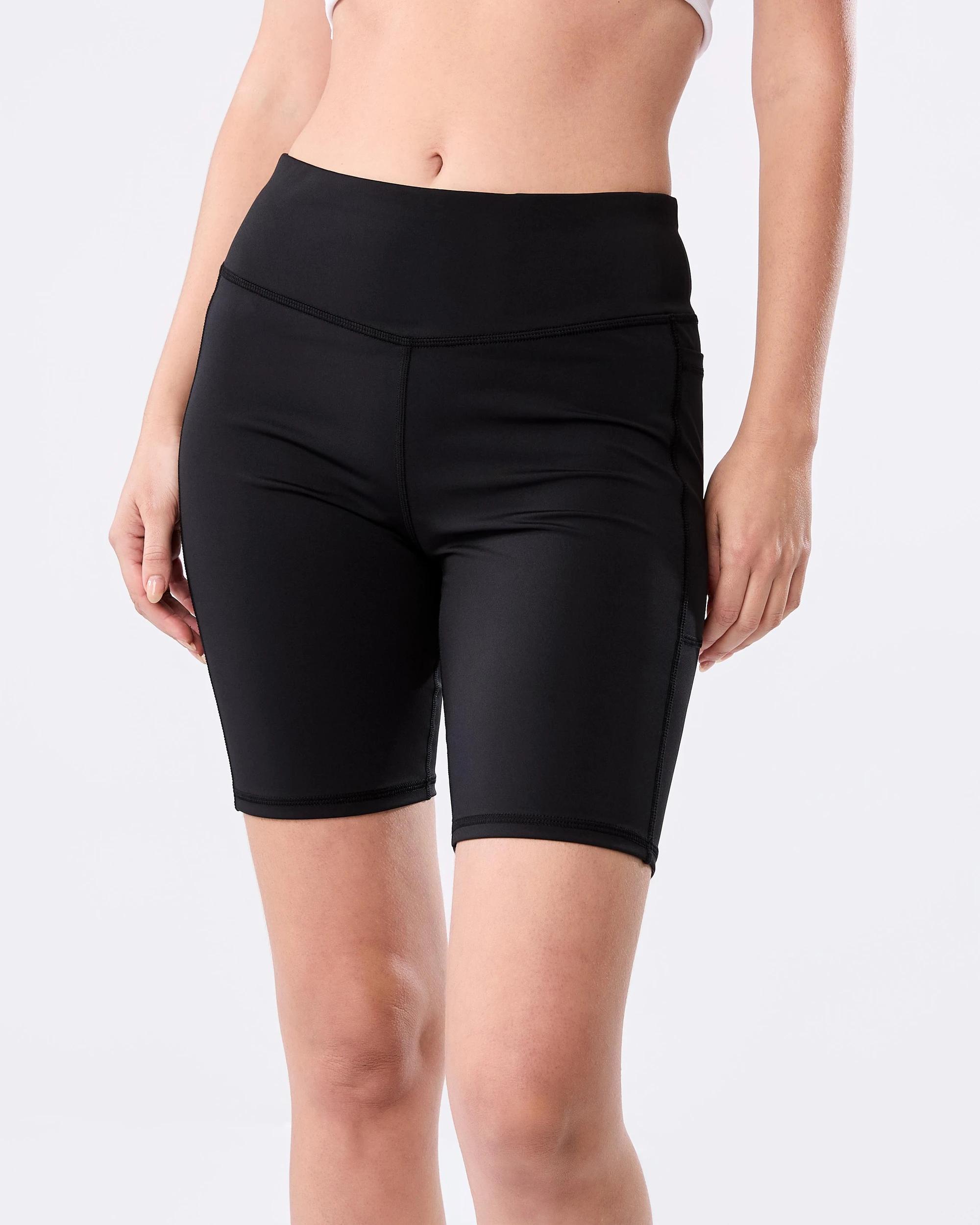 1 Active Womens Bike Shorts Black, 1 of 5
