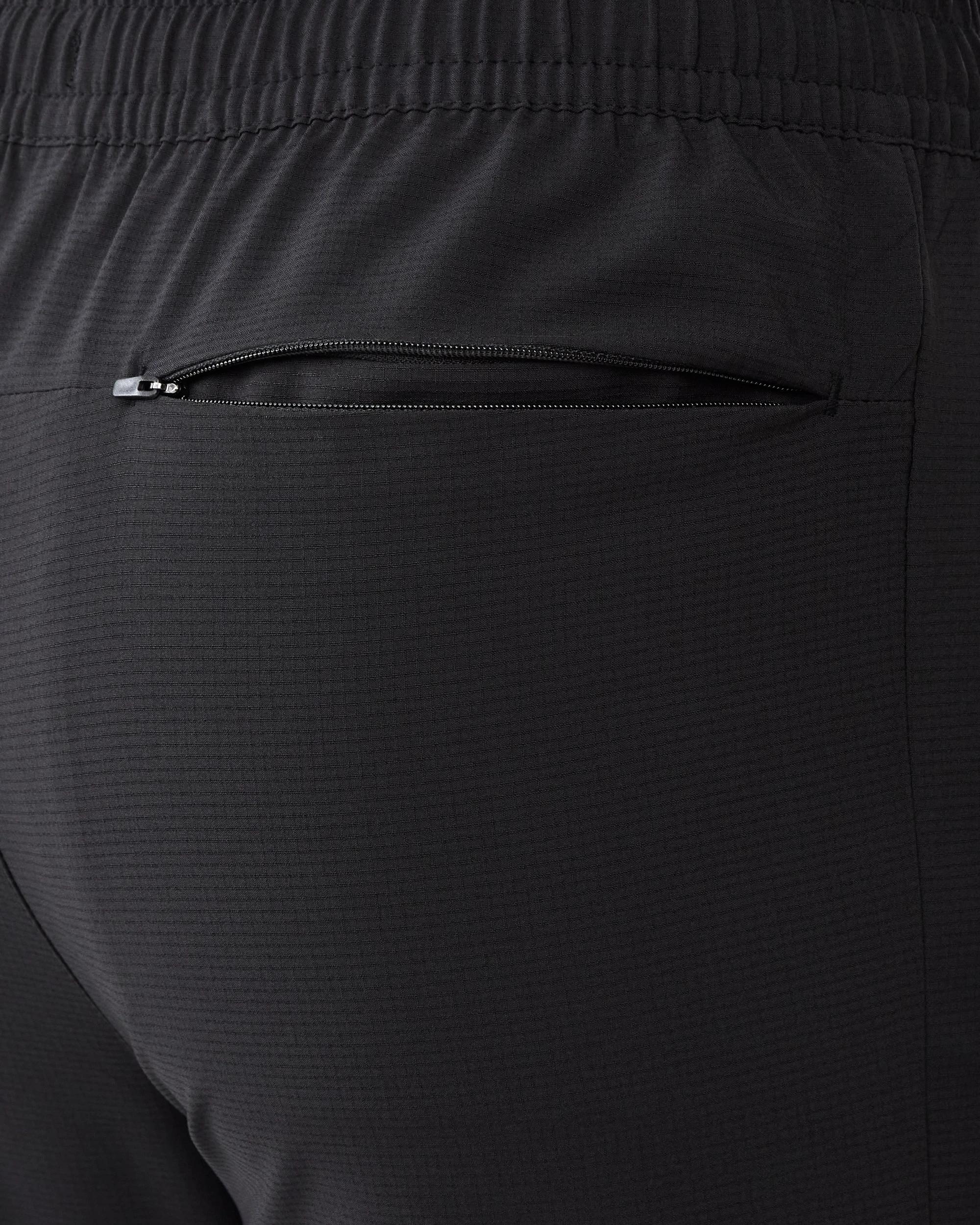 6 Active Mens Stretch Woven Joggers Black, 6 of 7