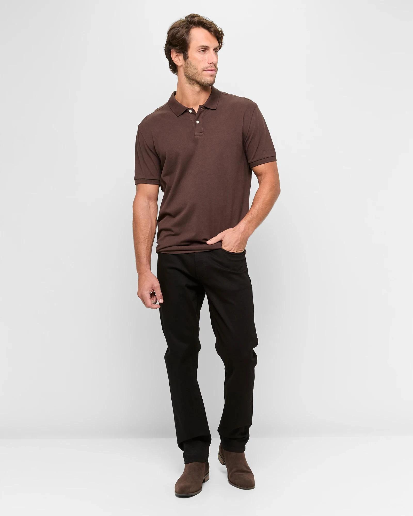 2 Target Denim Straight Fit Denim Jeans STAY BLACK, 2 of 7