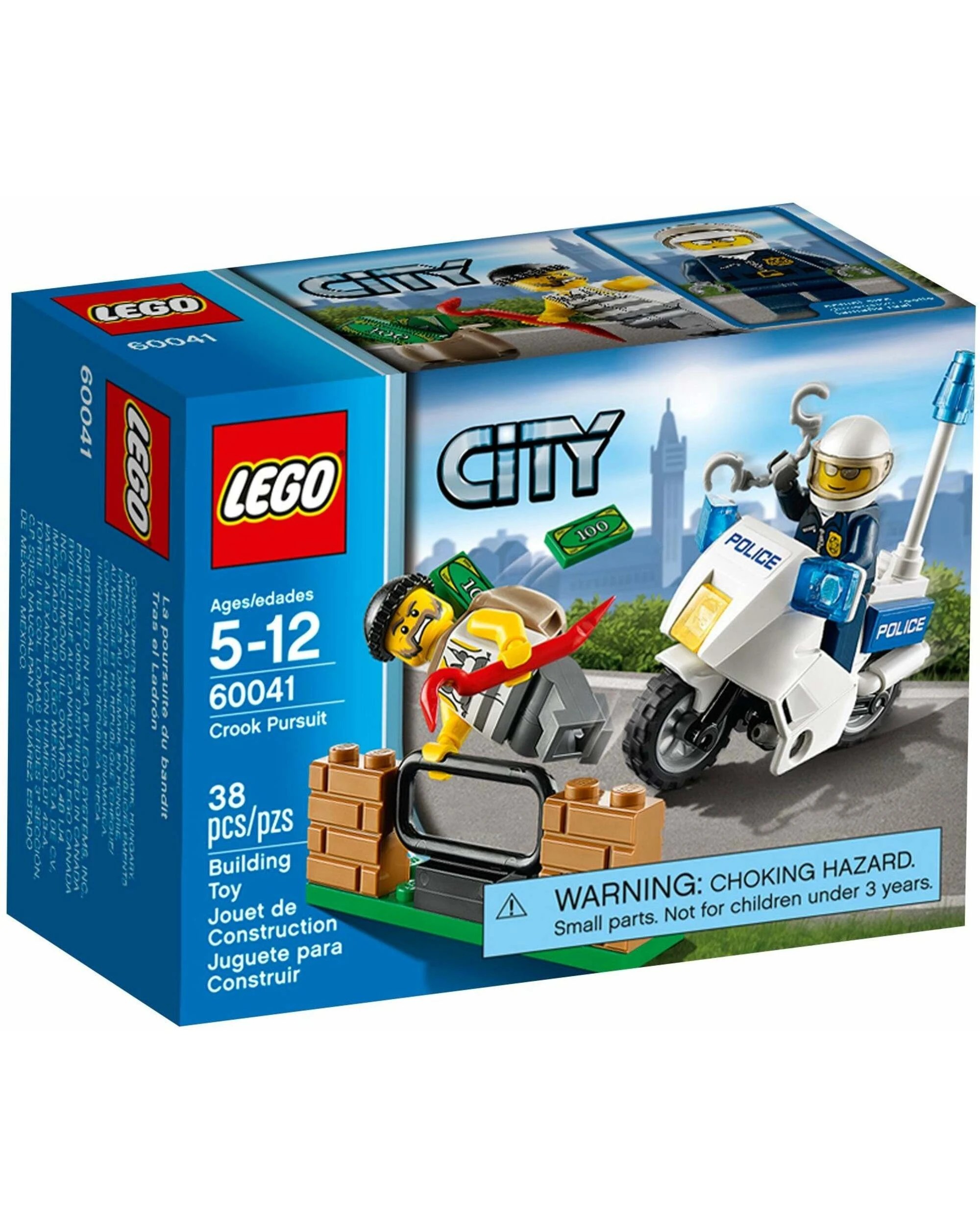 1 LEGO 60041 Police Motorbike Crook Chase, 1 of 5