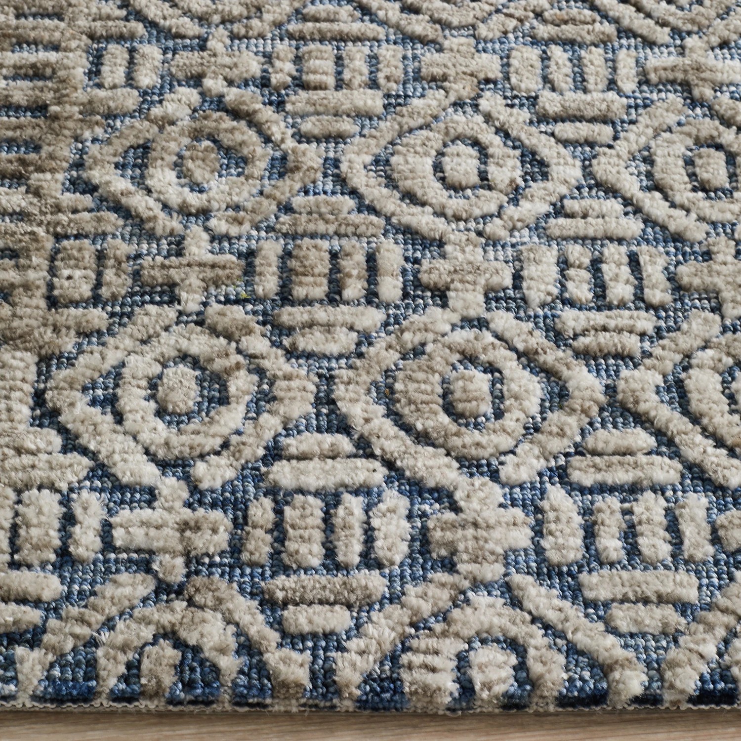 5 Common Ground Rugs Klara 361 225x155cm - Medium Hand Loomed Floor Rug - Blue, 5 of 7